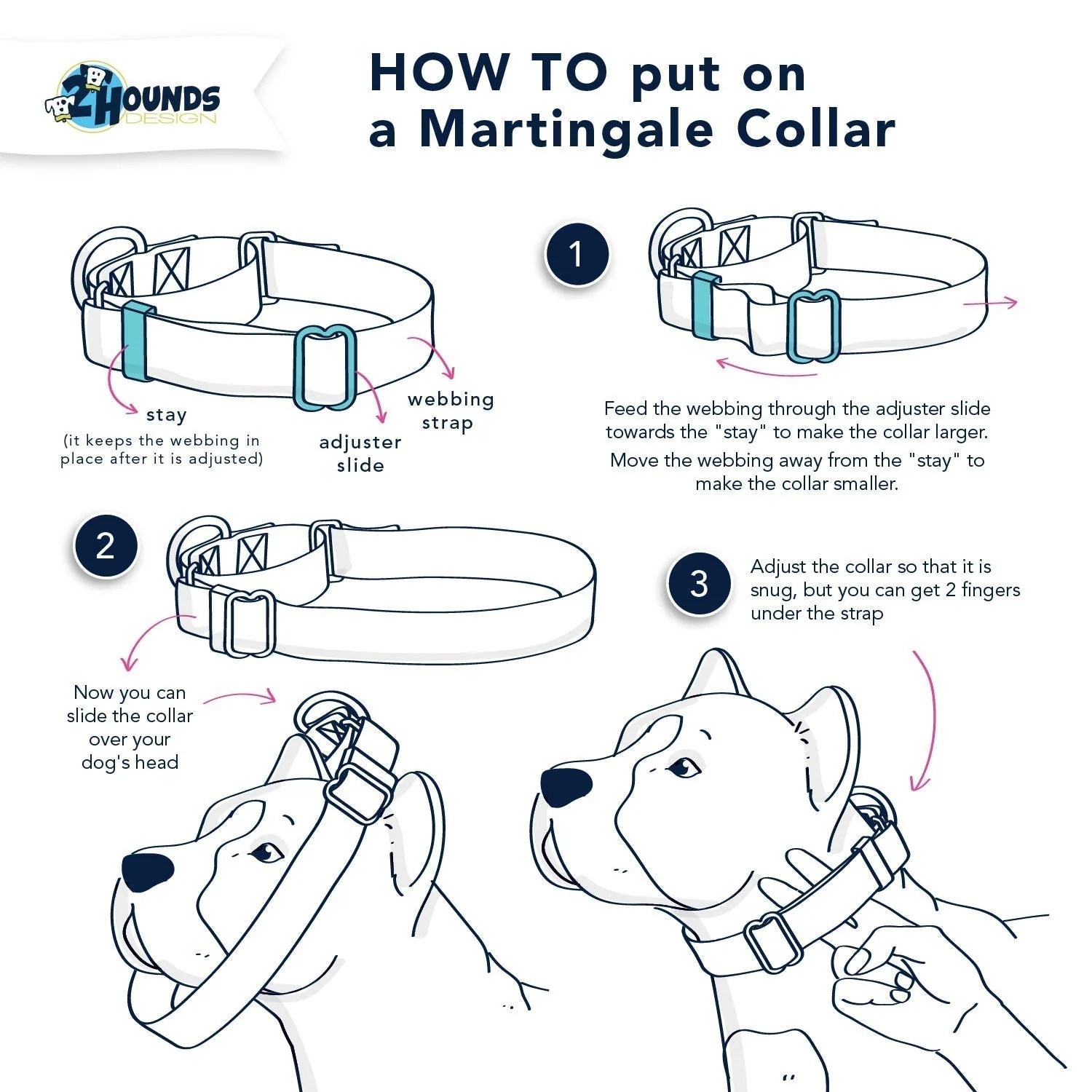 1″ Rust Nylon Dog Collar - Image 5
