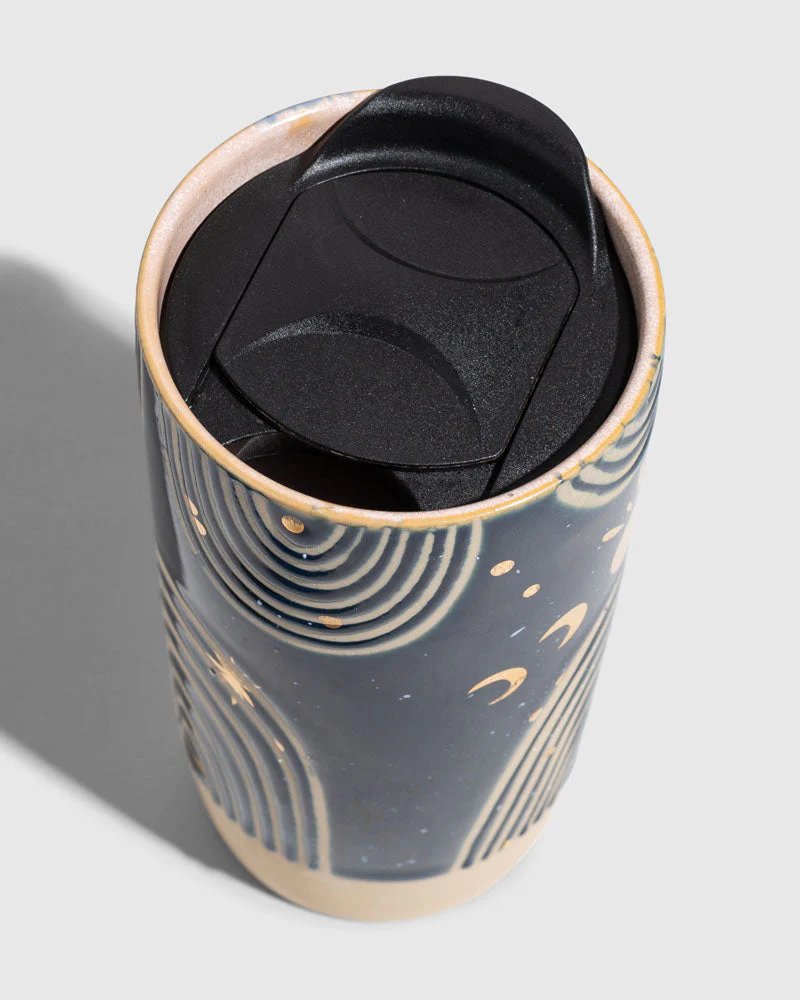 10 oz. Insulated Stoneware Travel Mug - Image 5