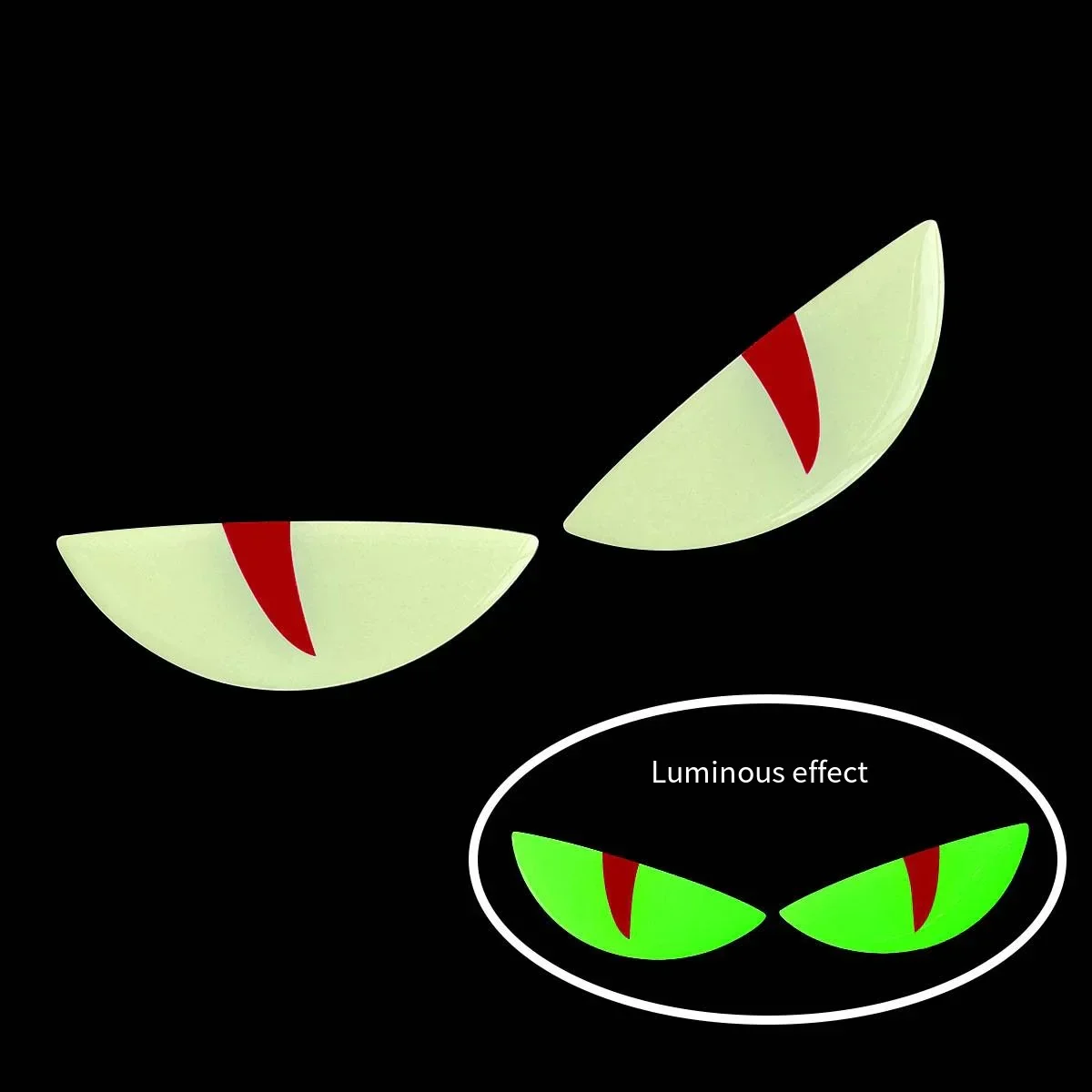 2 Reflective Devil's Eye stickers for motorcycle - improves night visibility and safety, durability, and fashion - Image 6