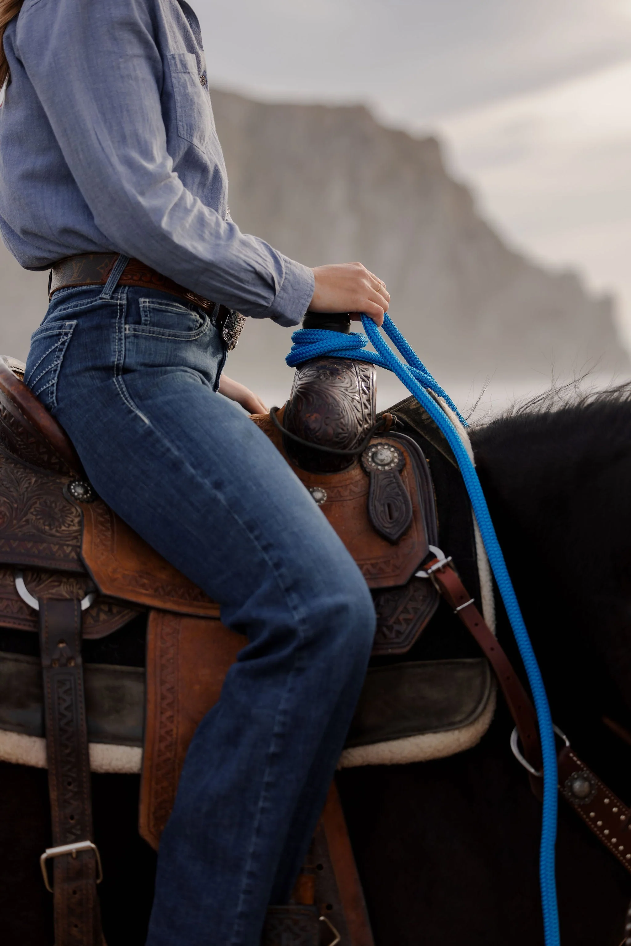 22 Ft Clinician Mecate Reins - Image 5