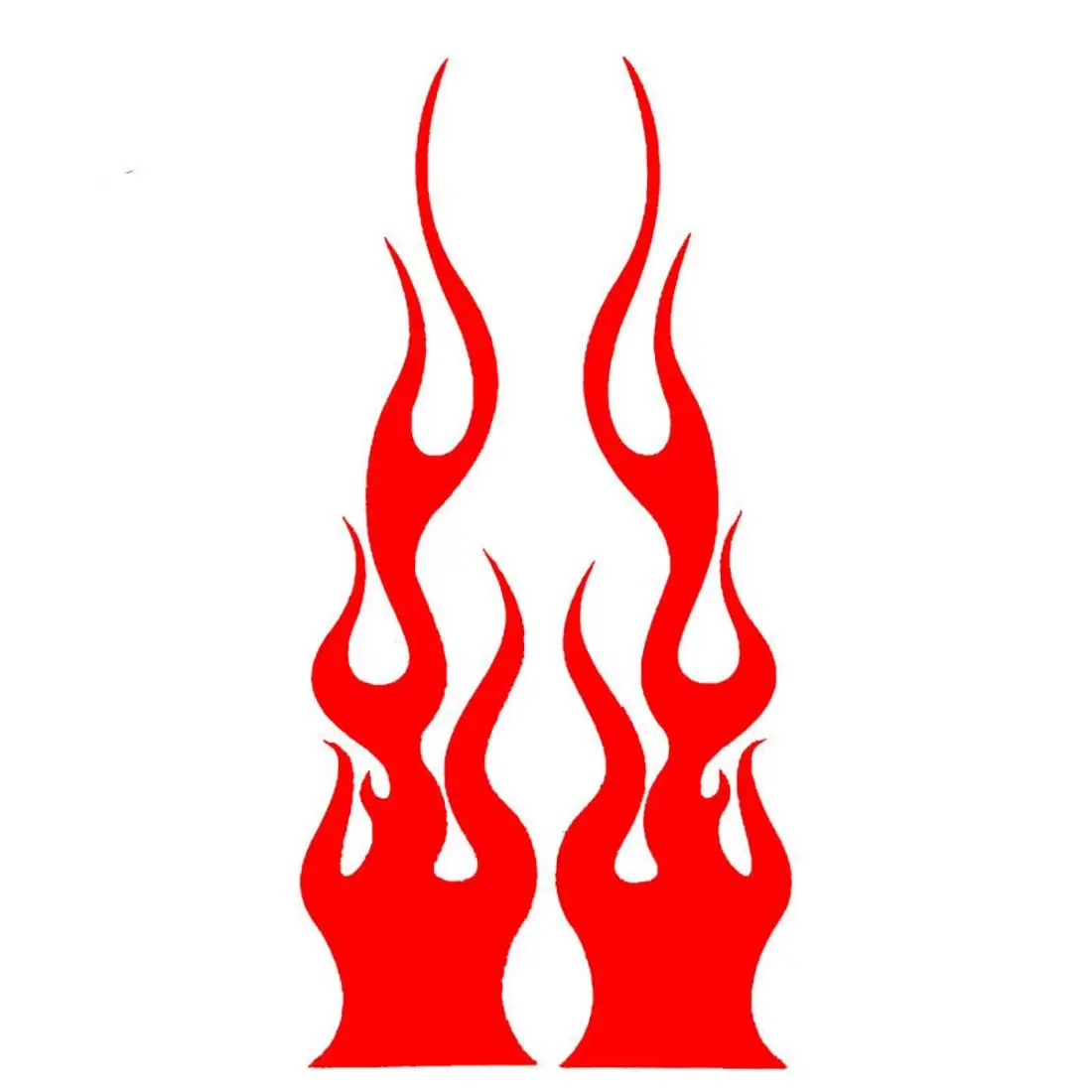 2Pcs/Set Flame Skulls Decals Motorcycle - Image 12