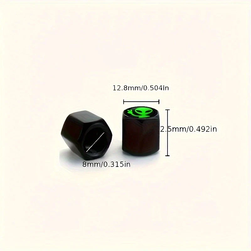 4PCS Aluminium Valve Stem Caps - Image 6