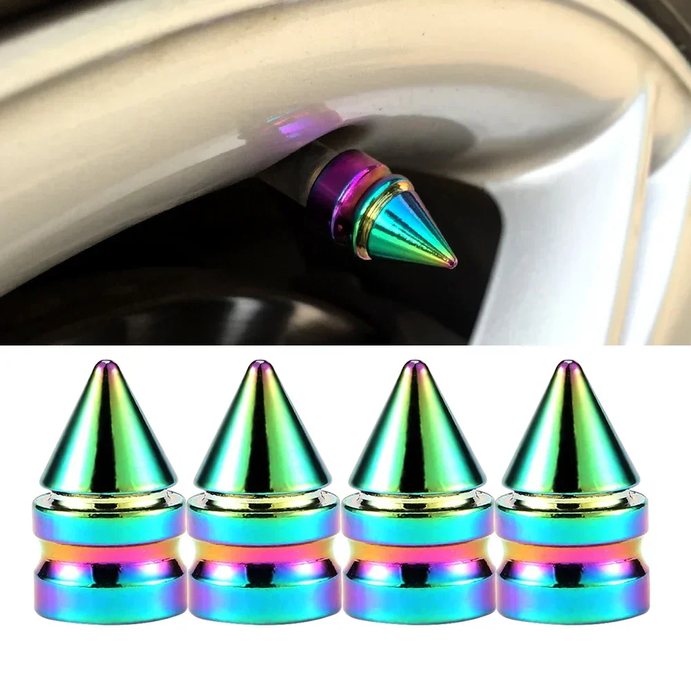 4PCS Colorful Valve Stem Caps - Image 12