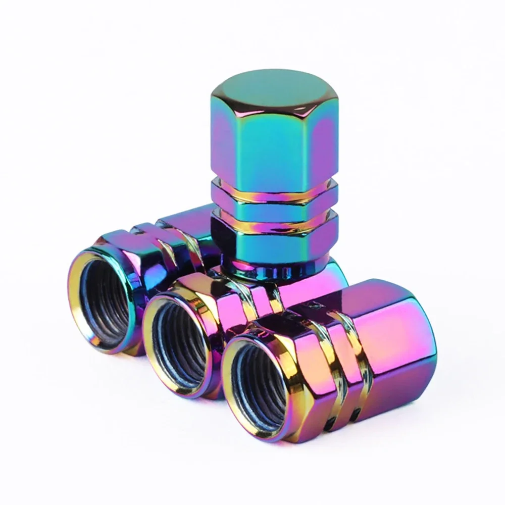 4PCS Colorful Valve Stem Caps - Image 17