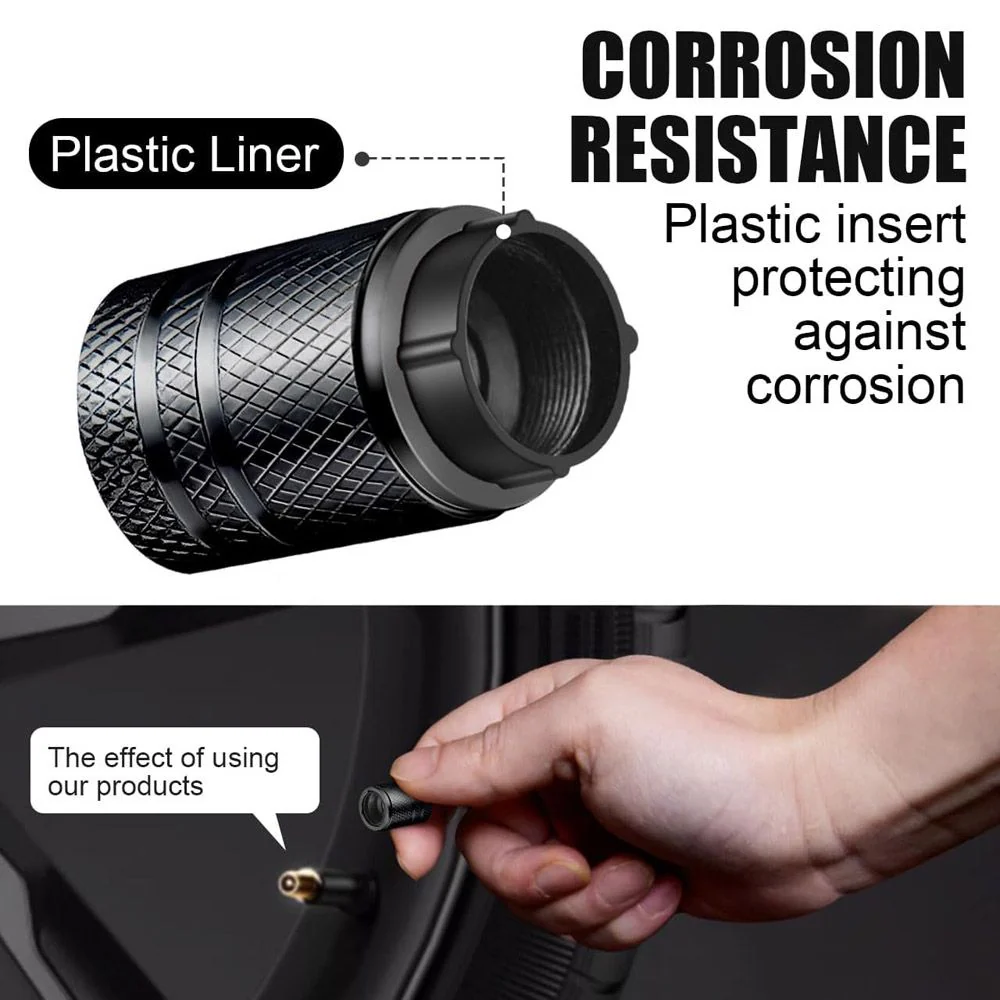 4PCS Corrosion-Resistant Valve Stem Caps - Image 3