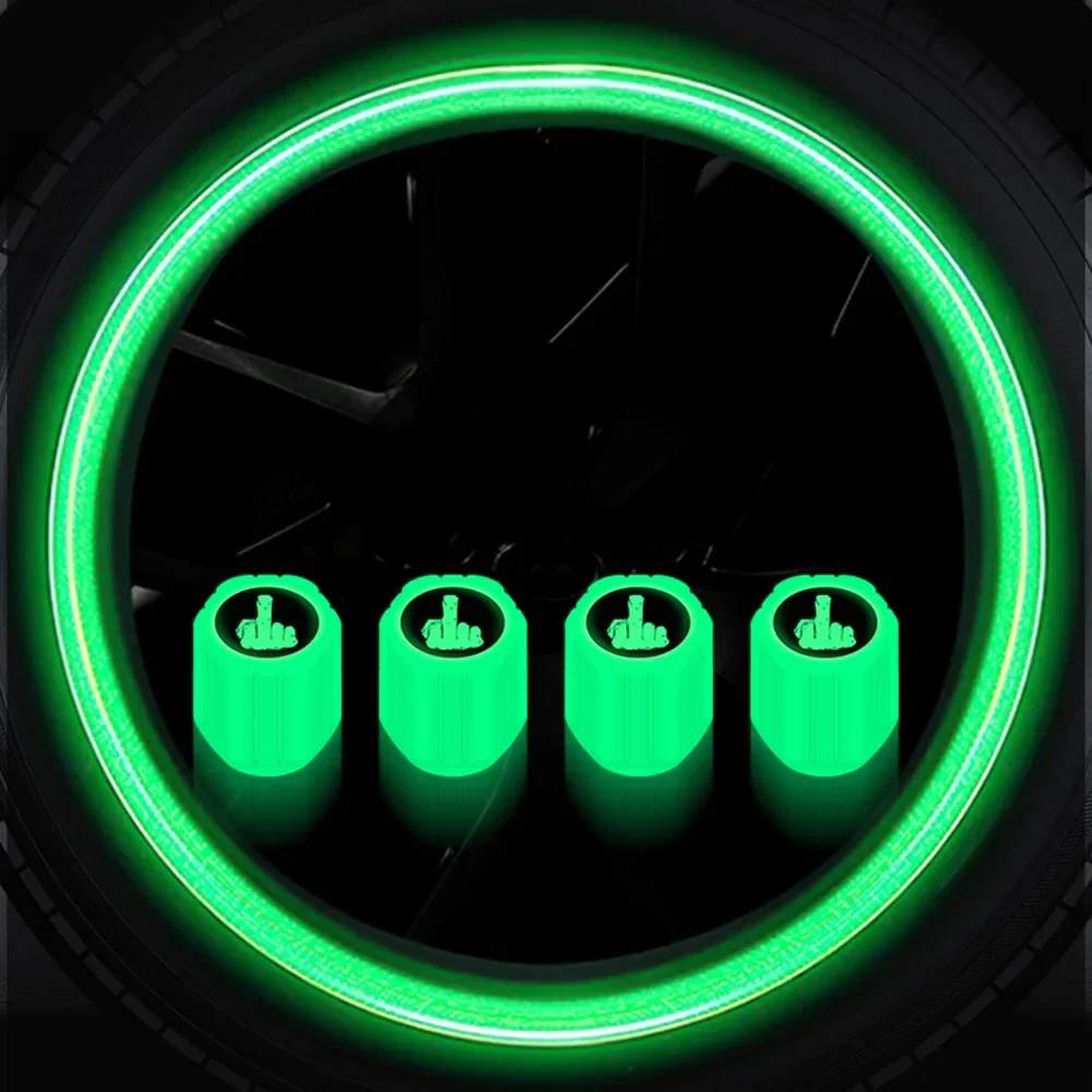 4PCS Luminous Valve Stem Caps - Image 2