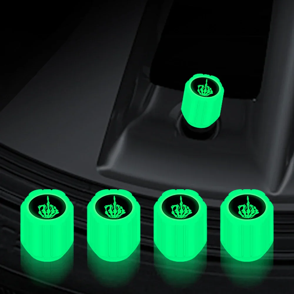 4PCS Luminous Valve Stem Caps - Image 9