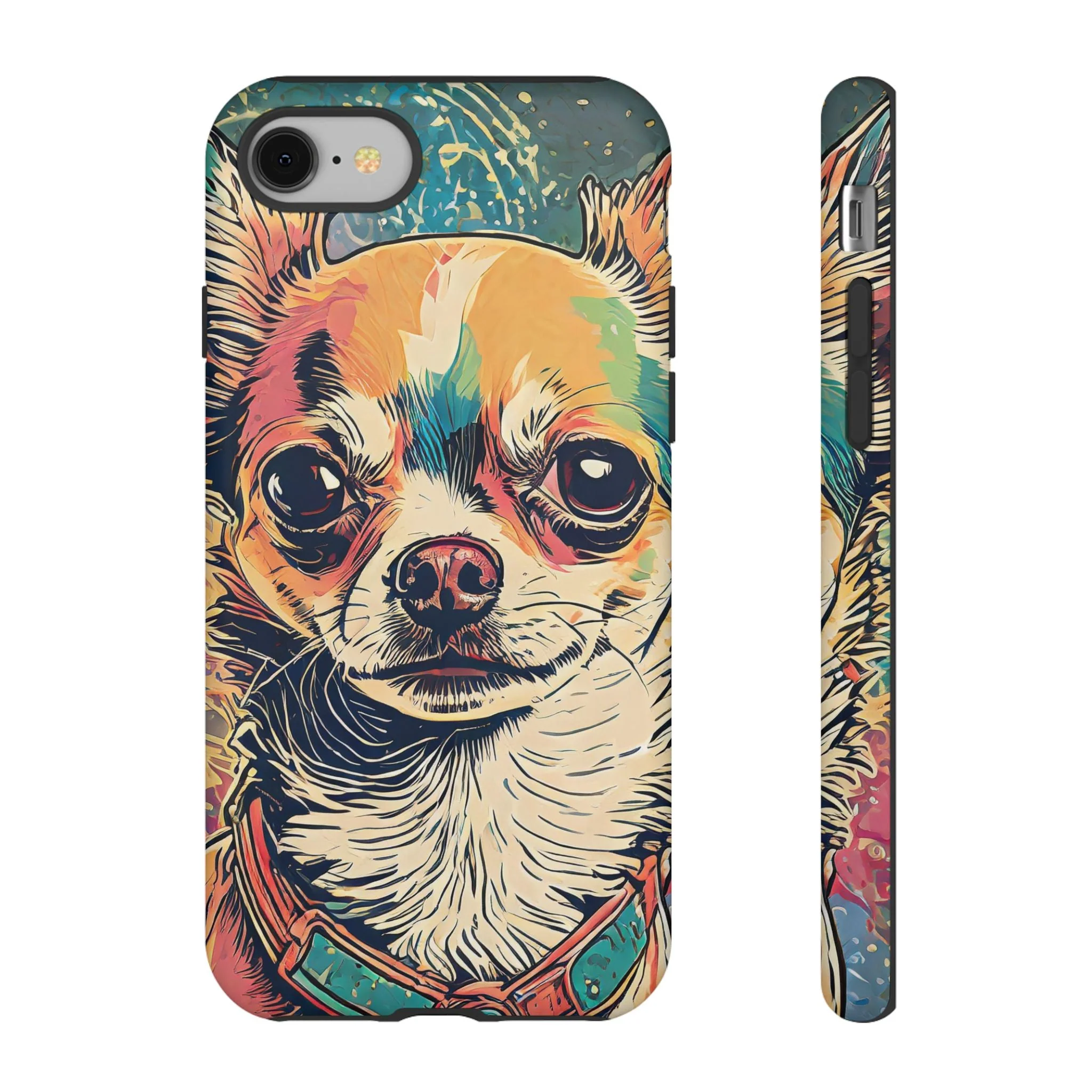 Abstract Chihuahua Tough Phone Cases - Image 5