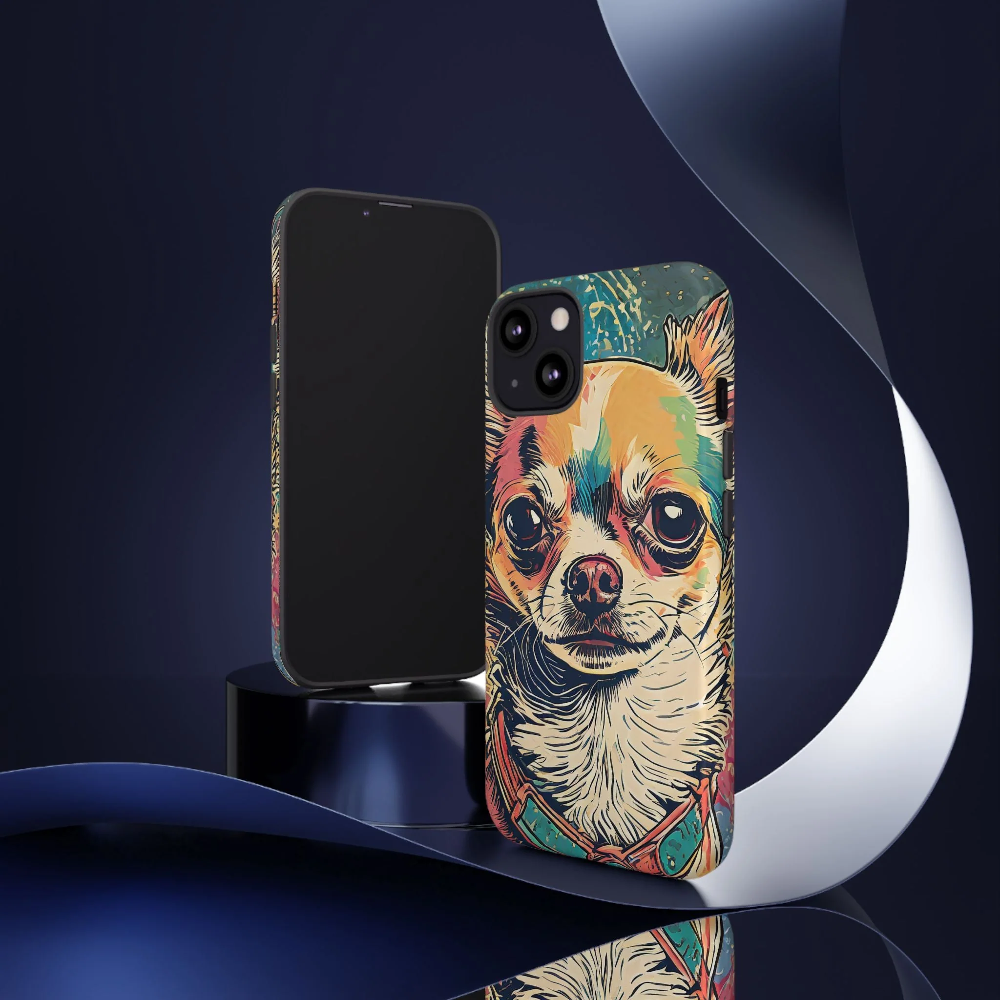 Abstract Chihuahua Tough Phone Cases - Image 57