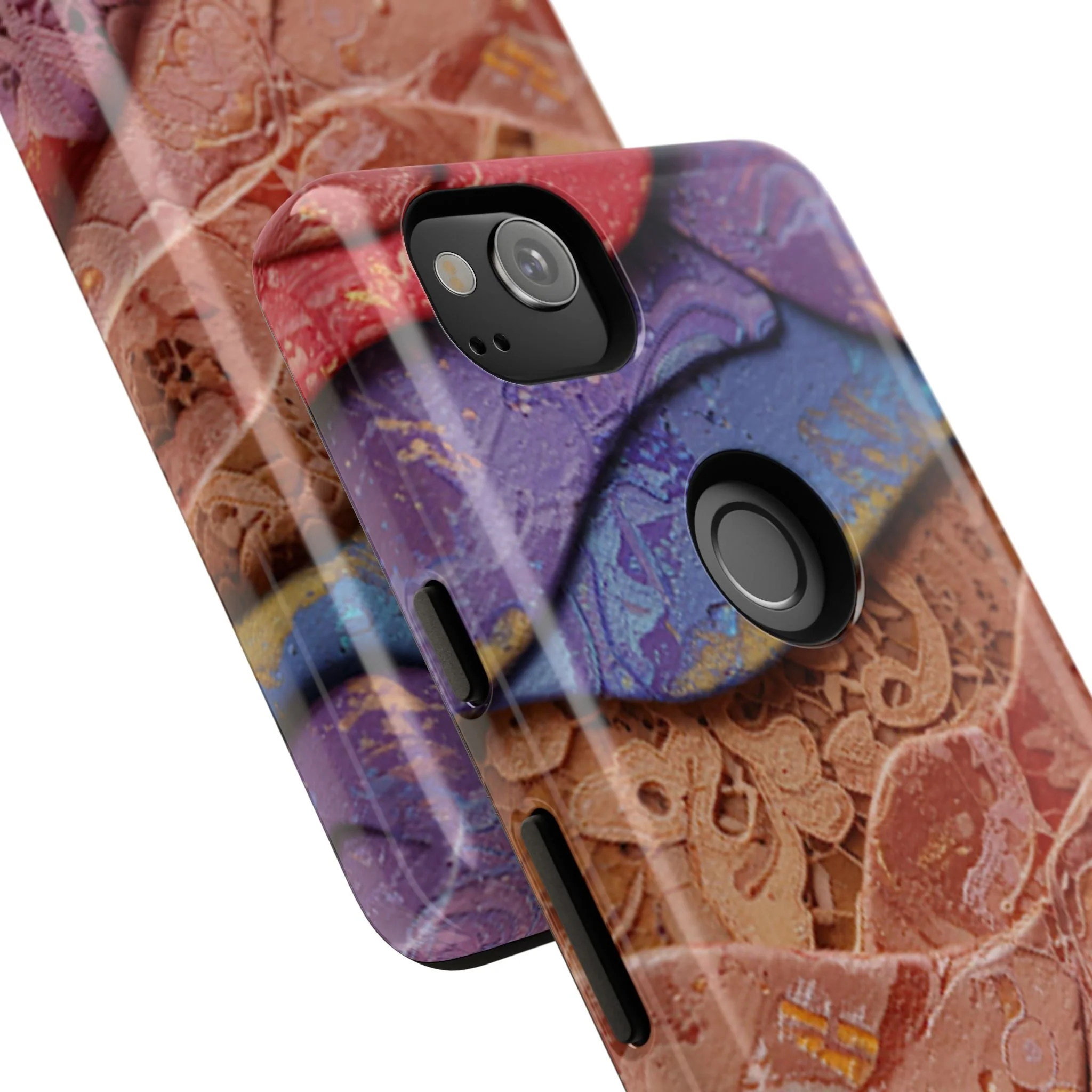 Abstract Painted Lace Tough Phone Case - Image 111