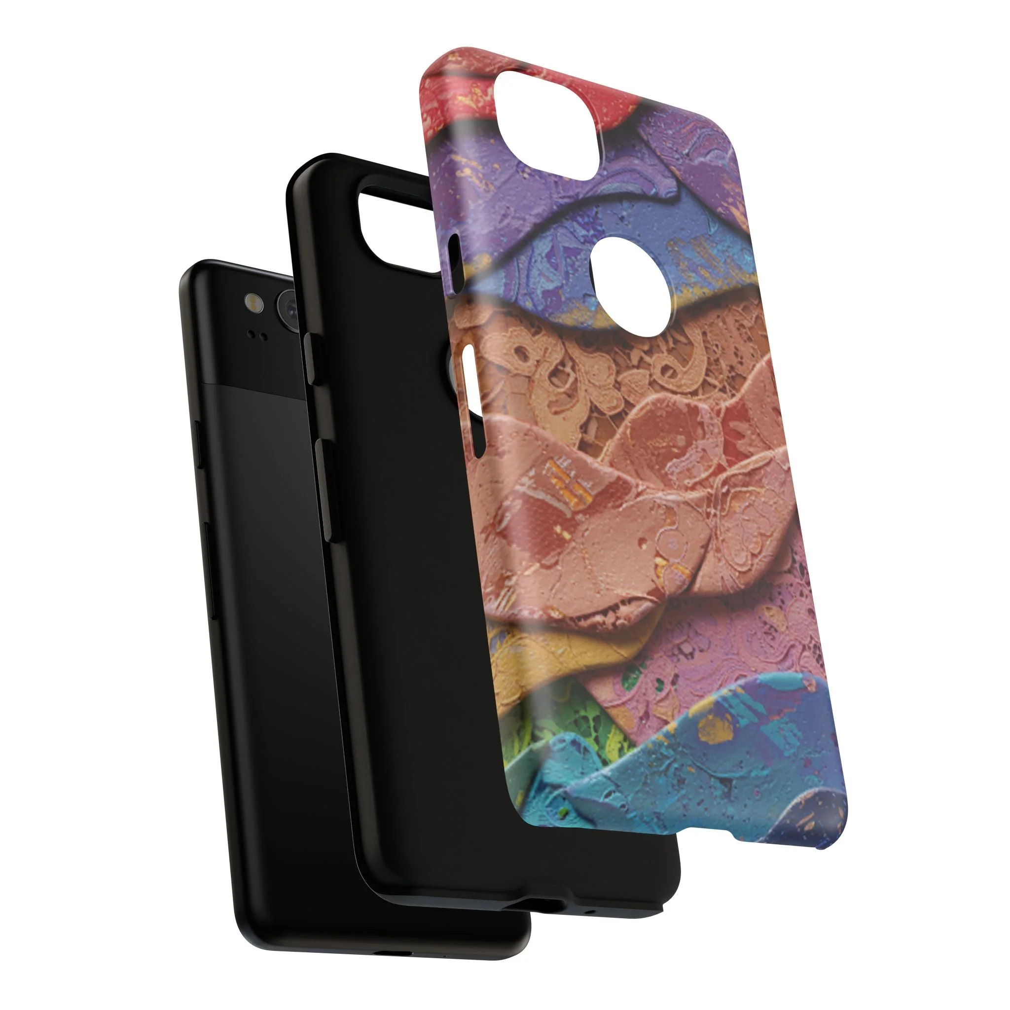 Abstract Painted Lace Tough Phone Case - Image 114
