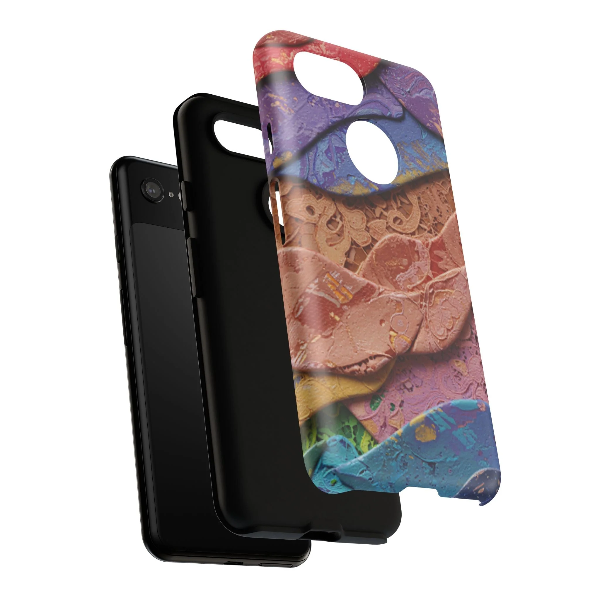 Abstract Painted Lace Tough Phone Case - Image 118
