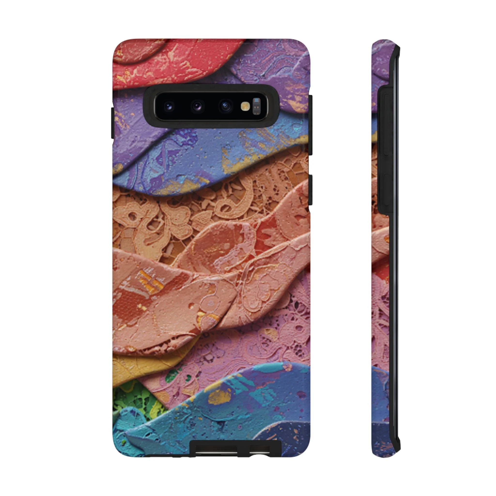Abstract Painted Lace Tough Phone Case - Image 12
