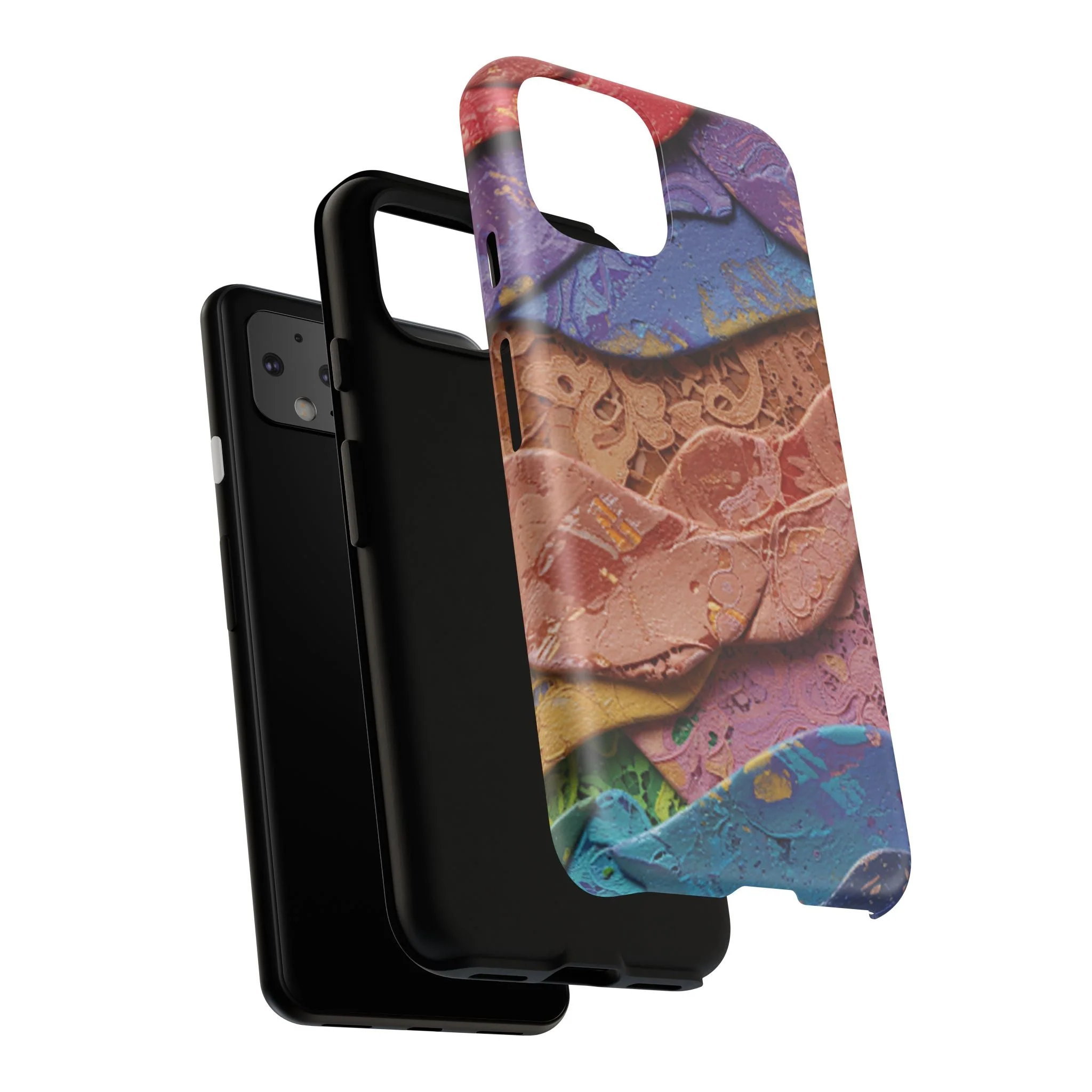 Abstract Painted Lace Tough Phone Case - Image 122