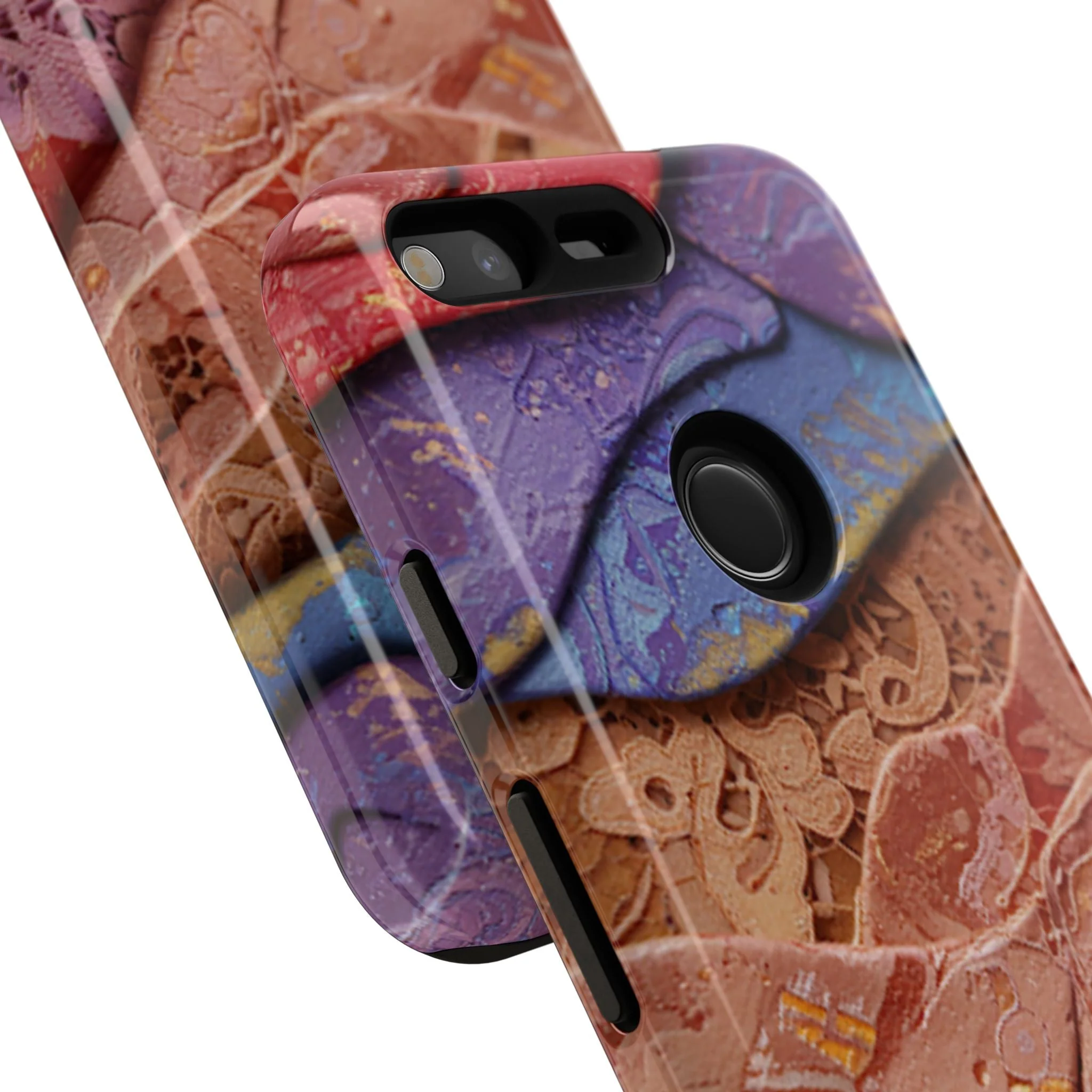 Abstract Painted Lace Tough Phone Case - Image 123