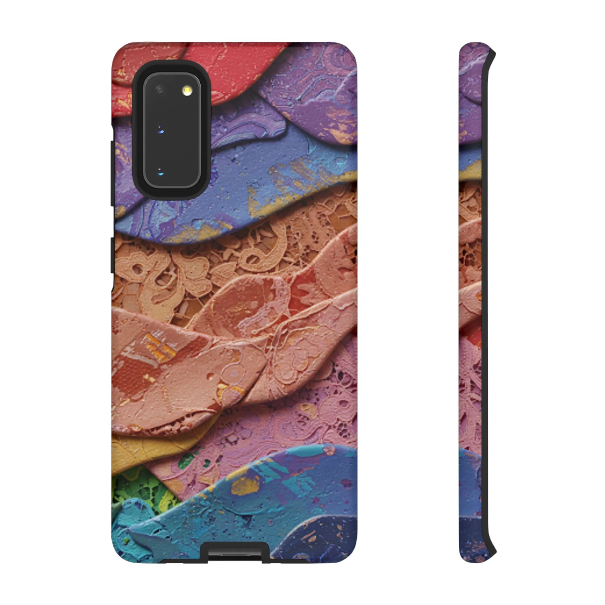 Abstract Painted Lace Tough Phone Case - Image 17