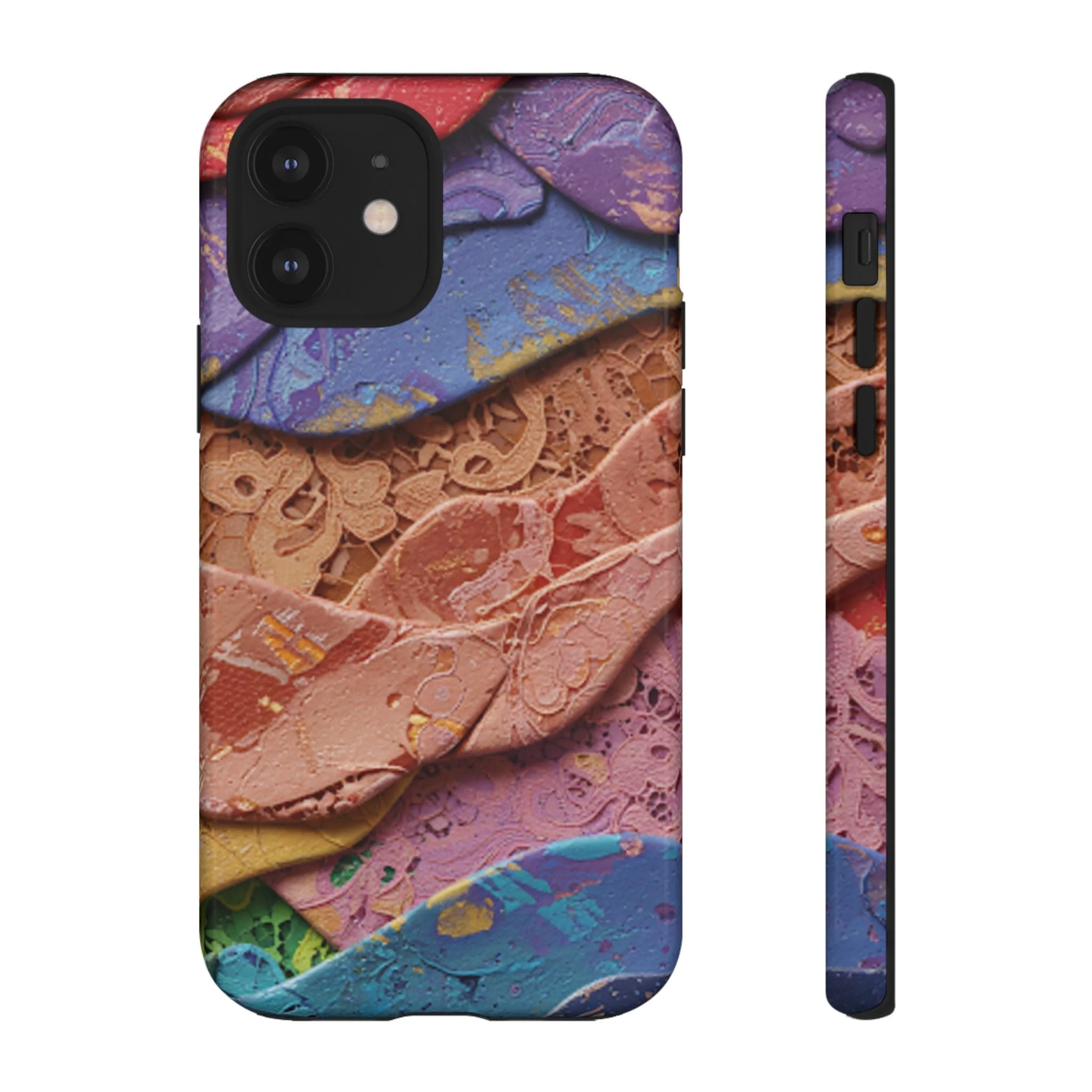 Abstract Painted Lace Tough Phone Case - Image 18