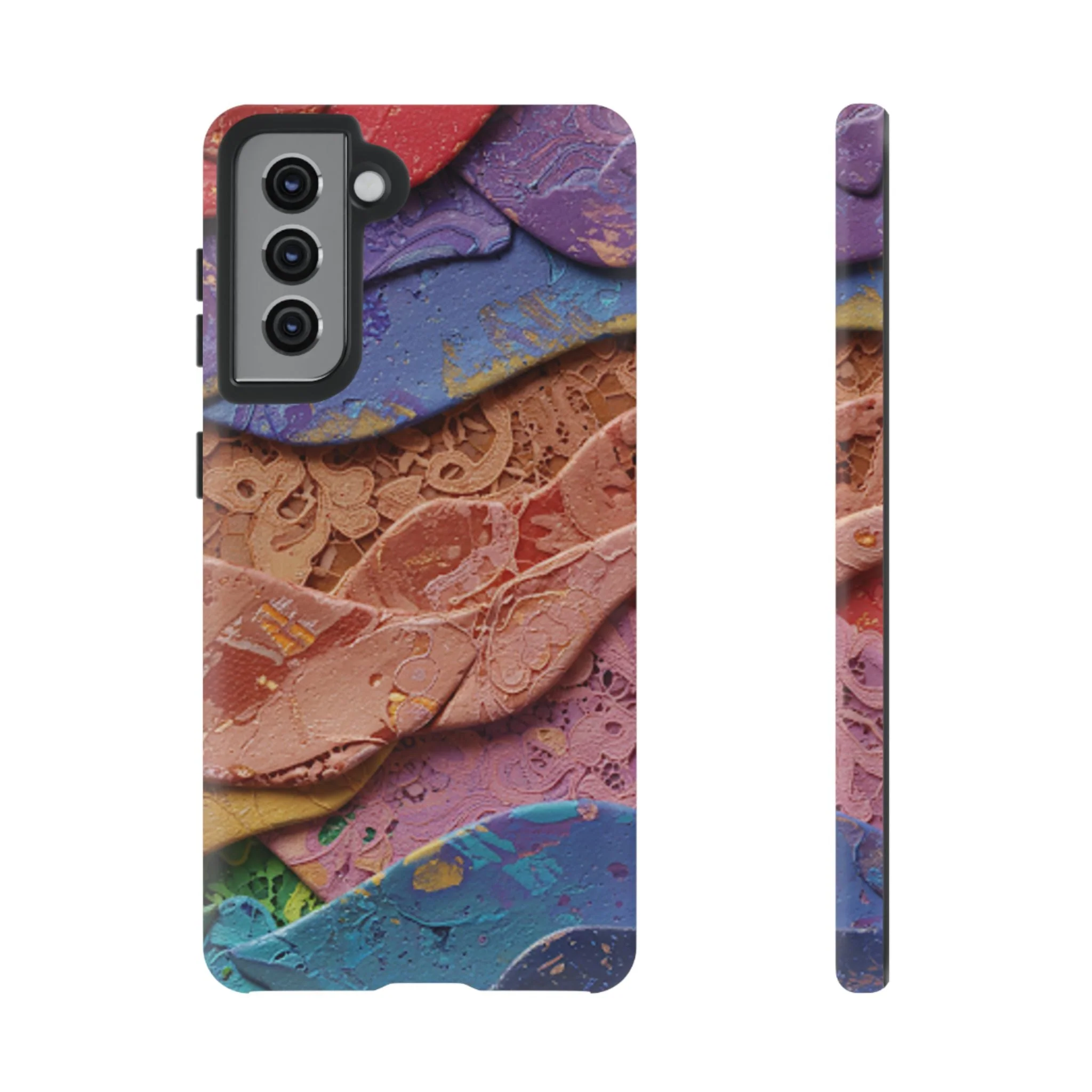 Abstract Painted Lace Tough Phone Case - Image 22