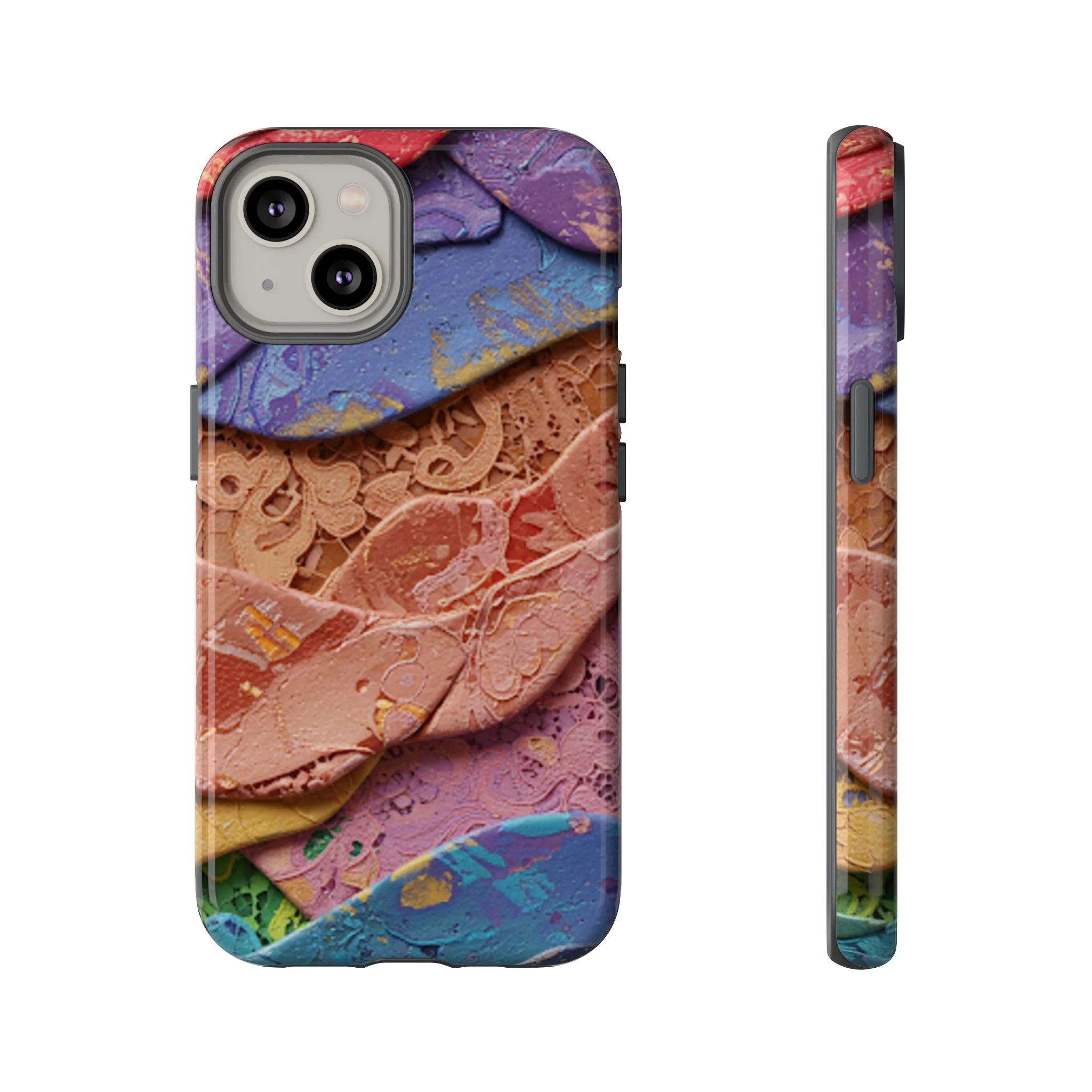 Abstract Painted Lace Tough Phone Case - Image 27