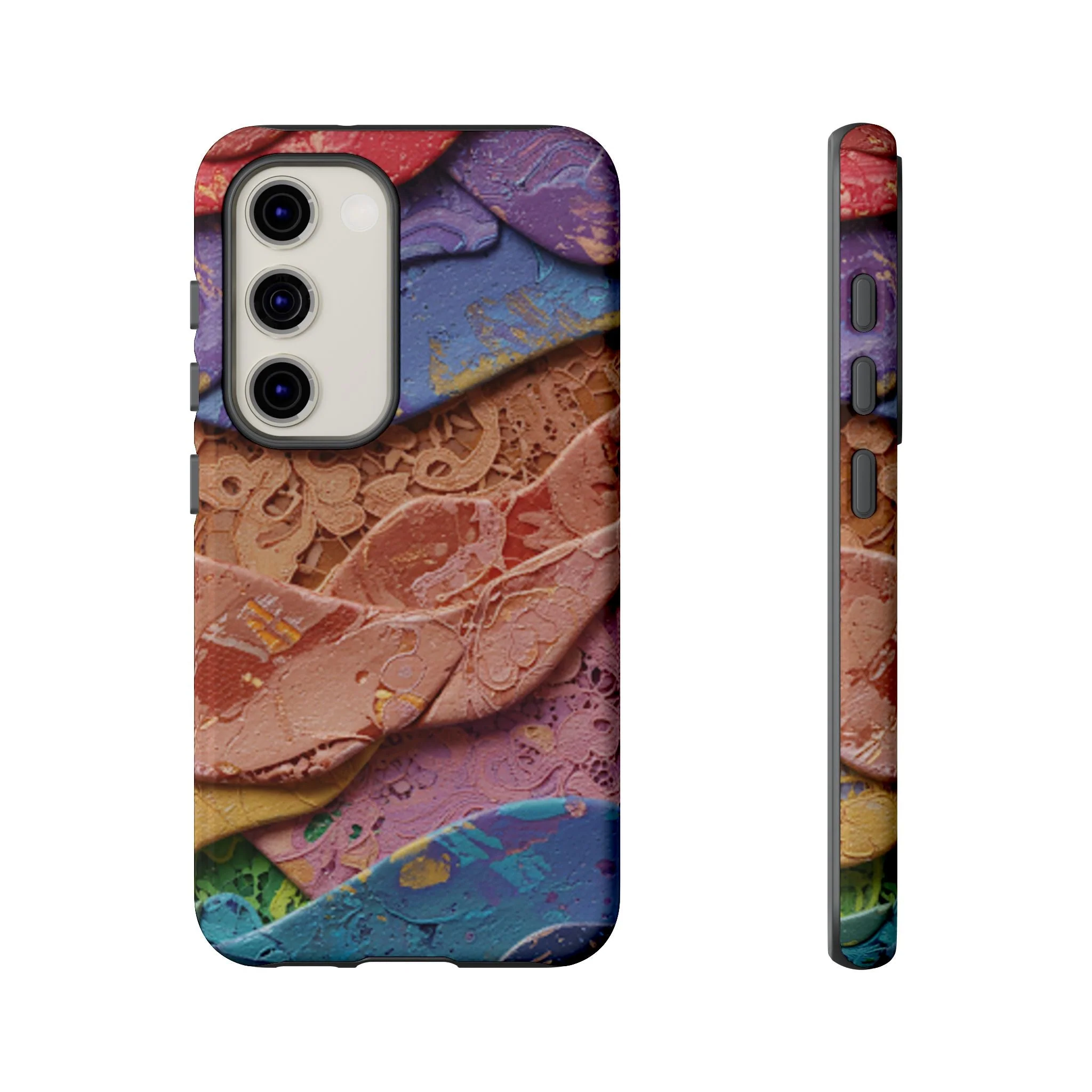Abstract Painted Lace Tough Phone Case - Image 29