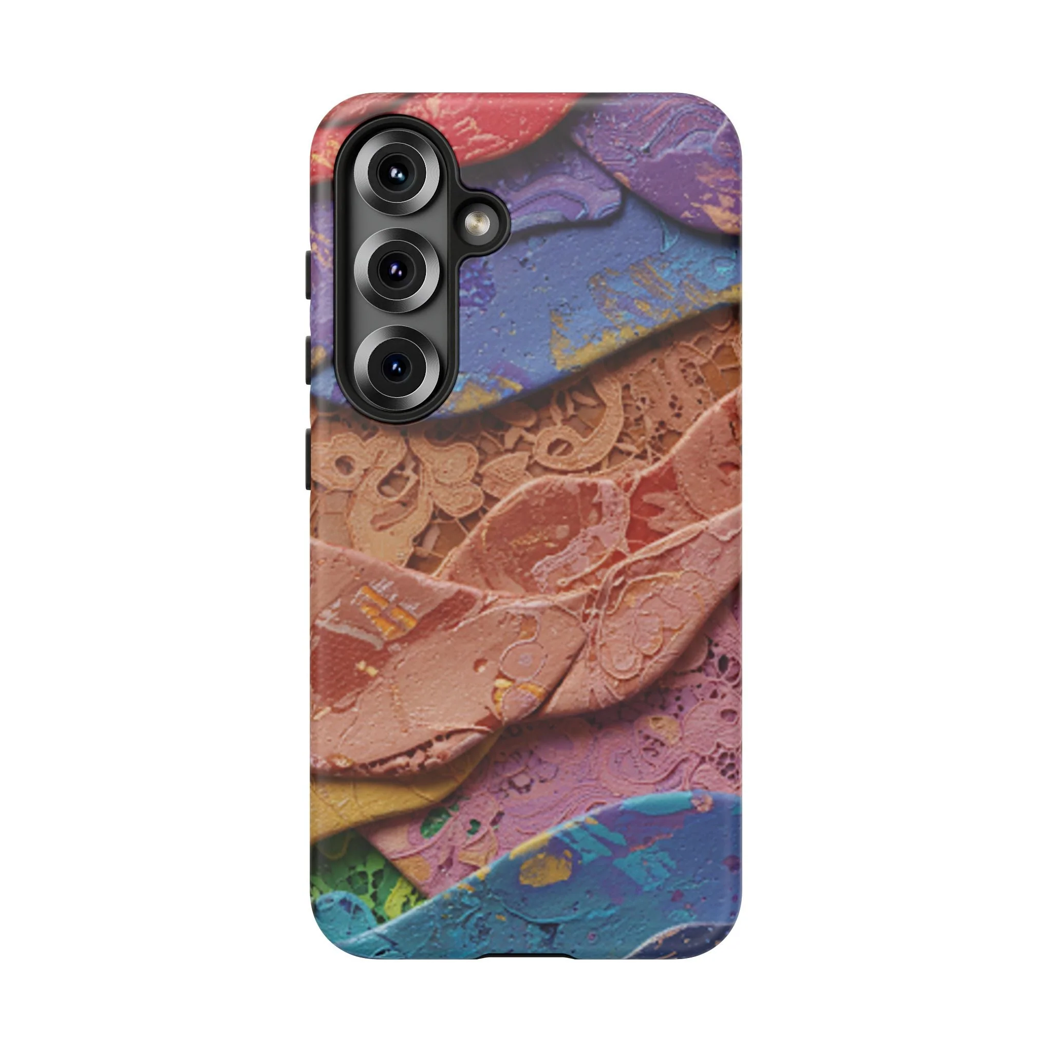 Abstract Painted Lace Tough Phone Case - Image 52