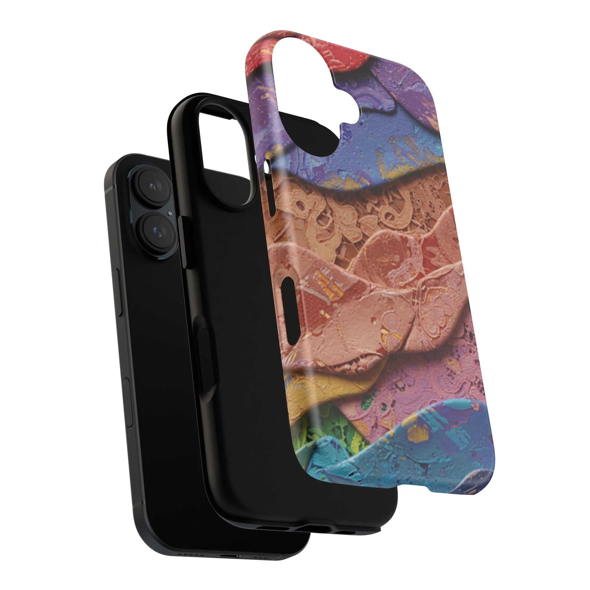 Abstract Painted Lace Tough Phone Case - Image 57