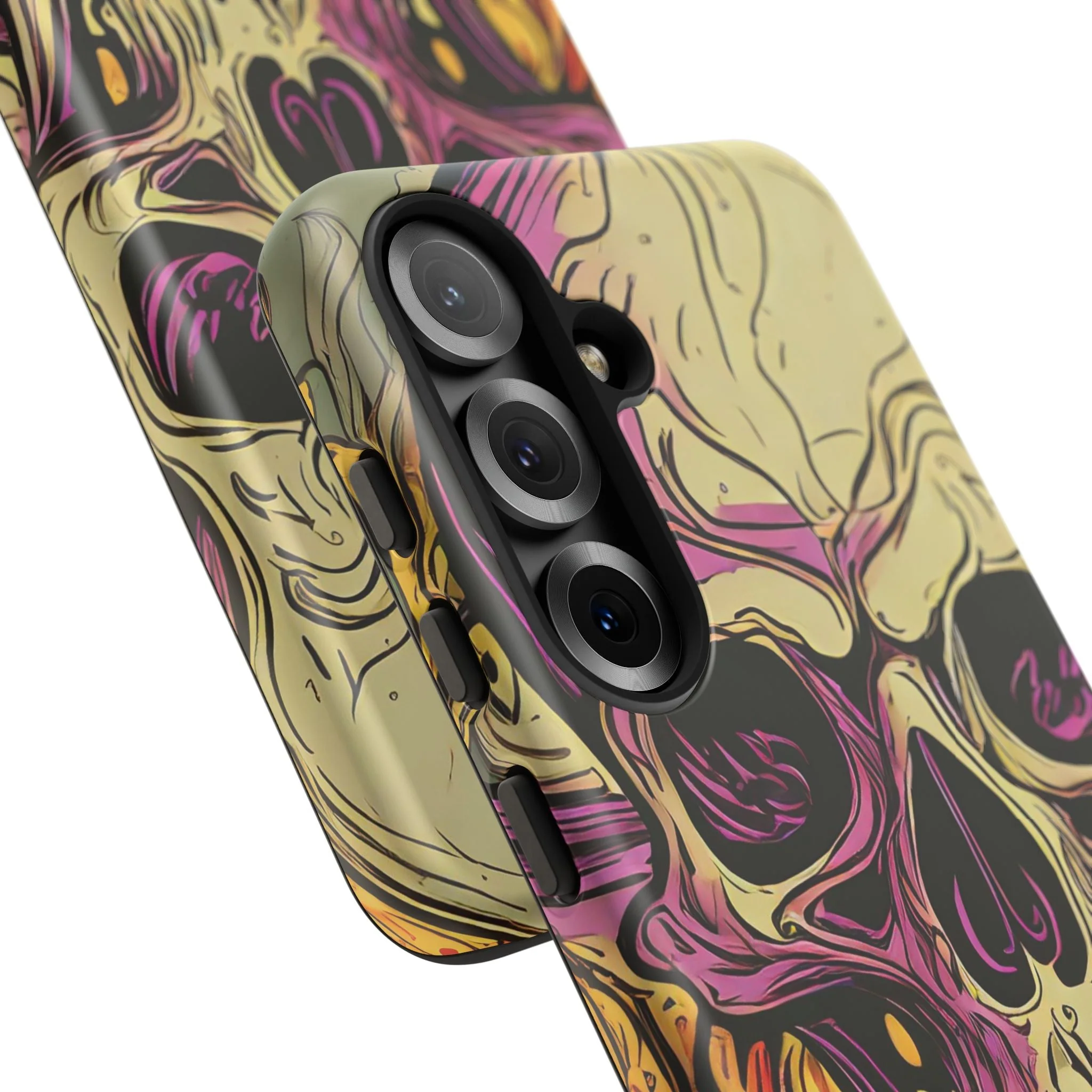 Abstract Purple Skull Tough Phone Case - Image 130