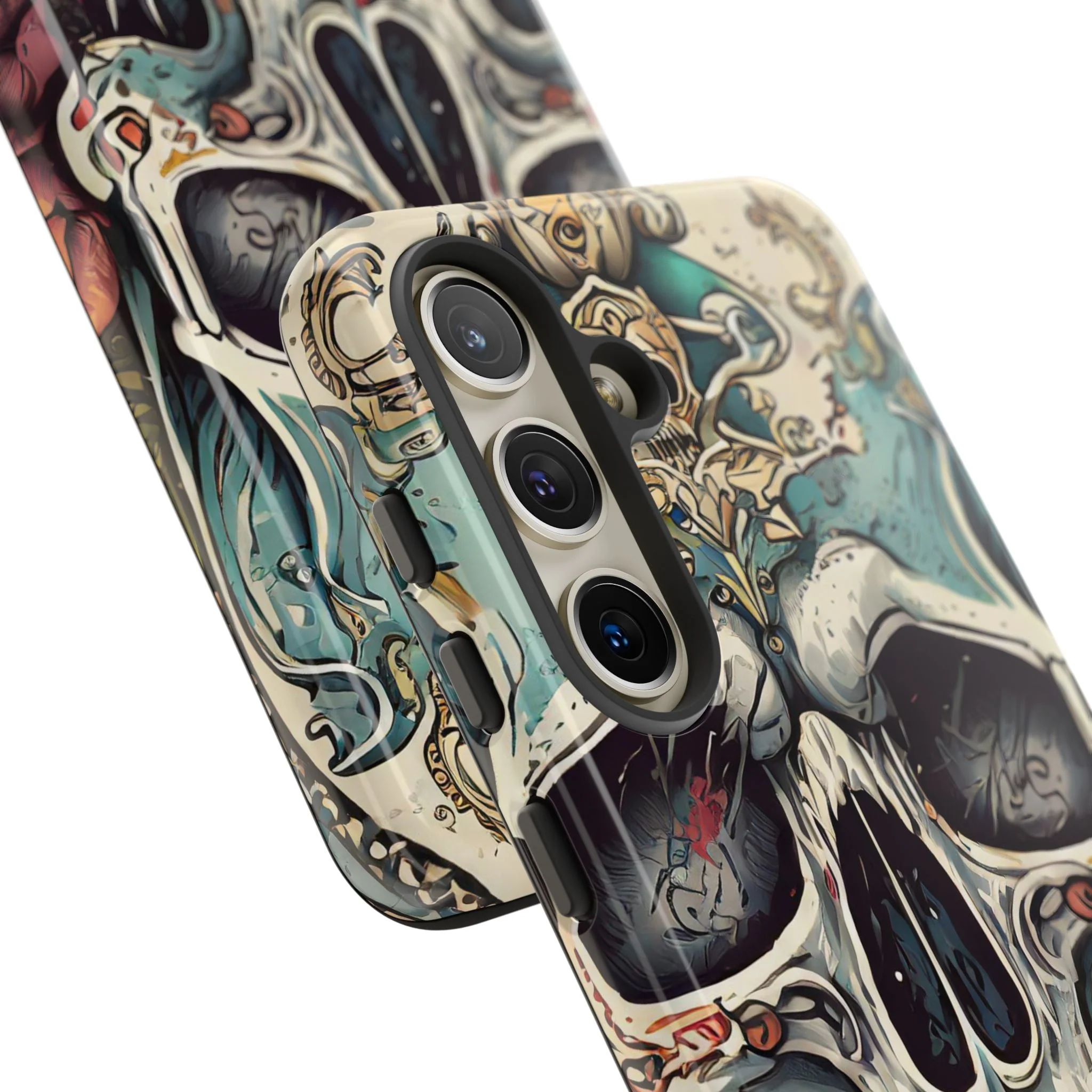 Abstract Skull Tough Phone Case - Image 105