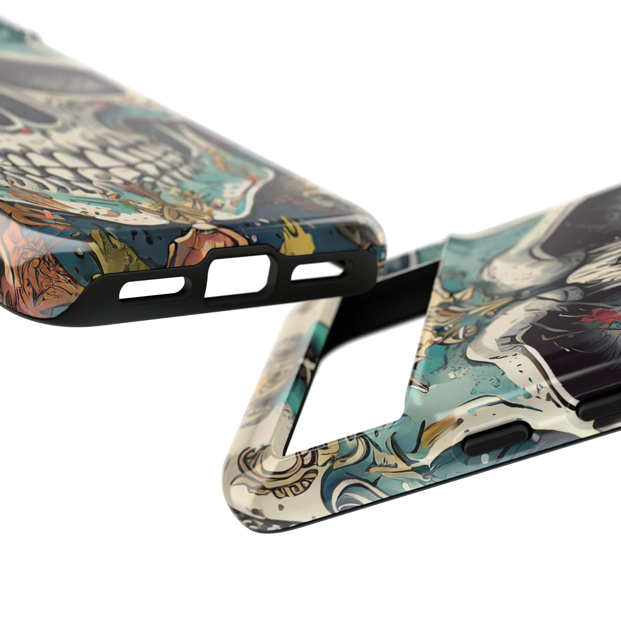 Abstract Skull Tough Phone Case - Image 112