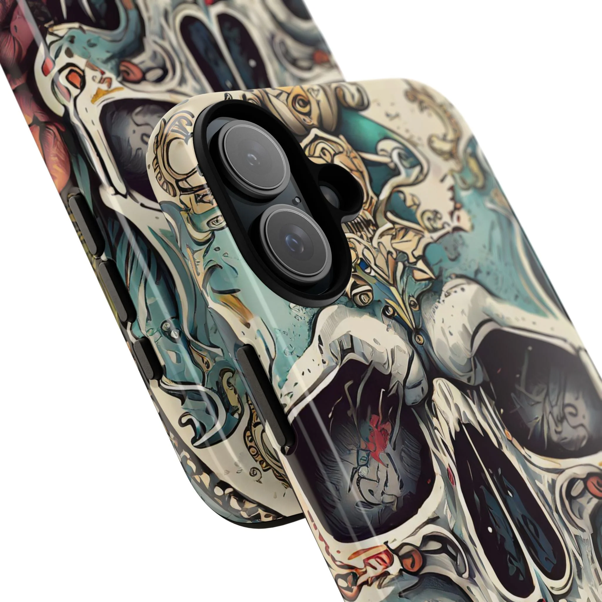 Abstract Skull Tough Phone Case - Image 117