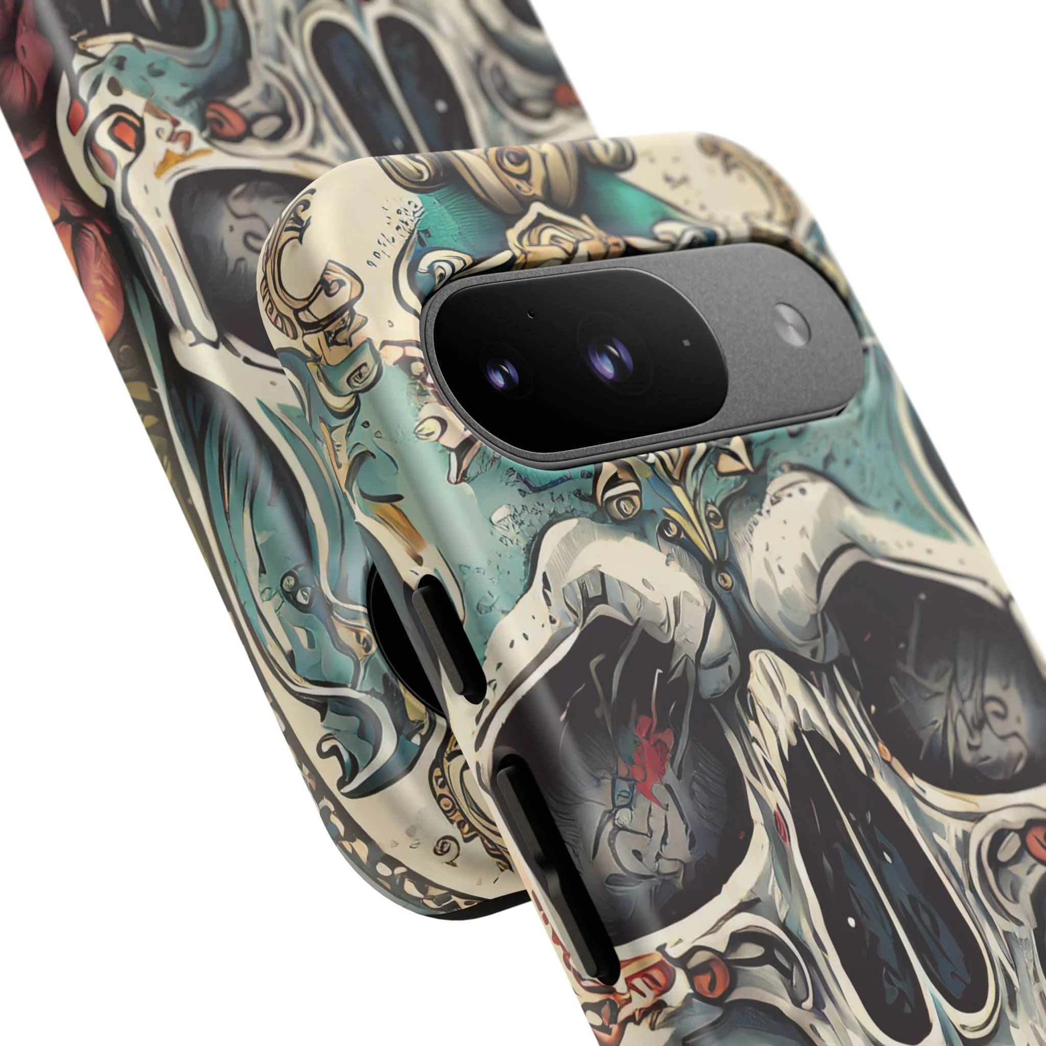 Abstract Skull Tough Phone Case - Image 137