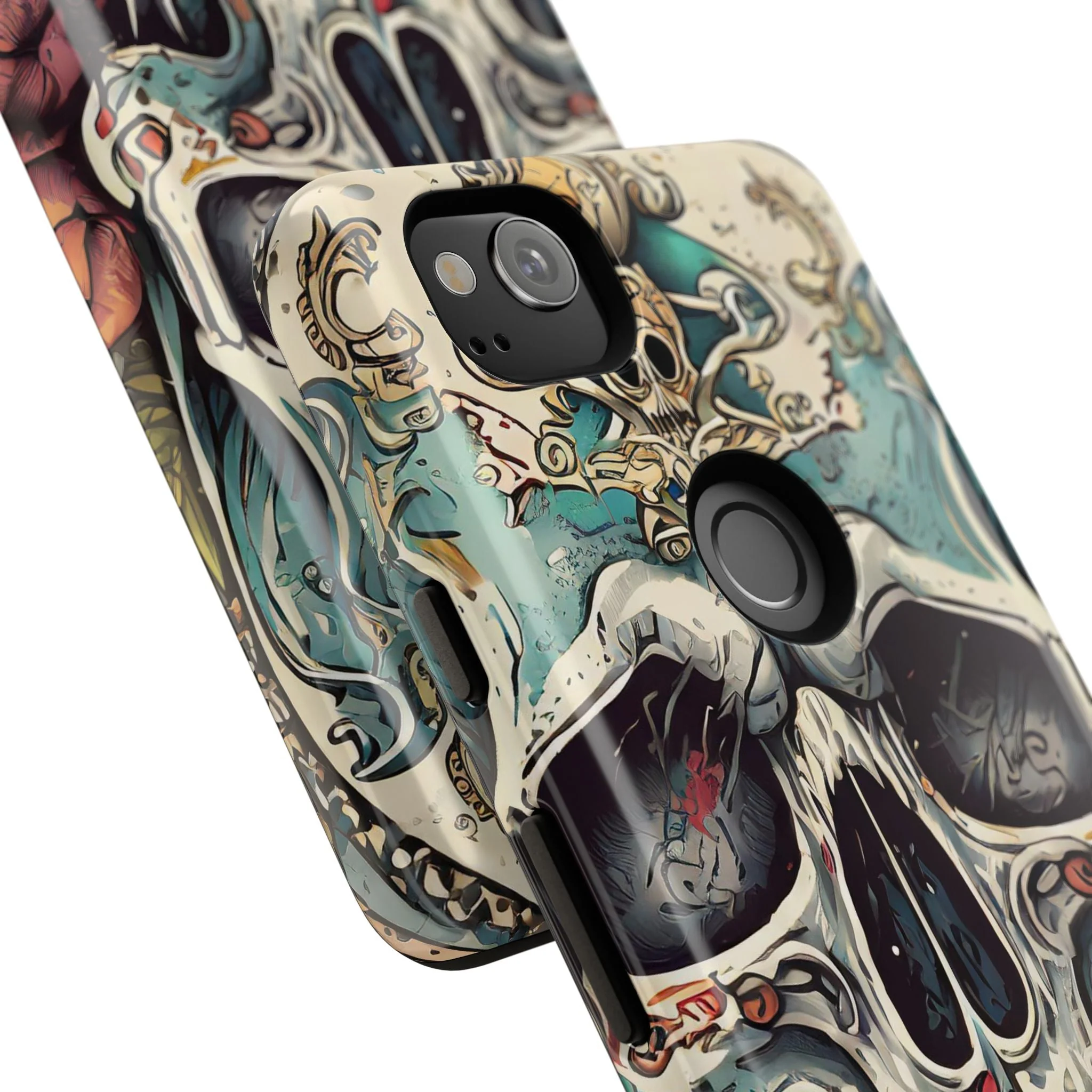 Abstract Skull Tough Phone Case - Image 139