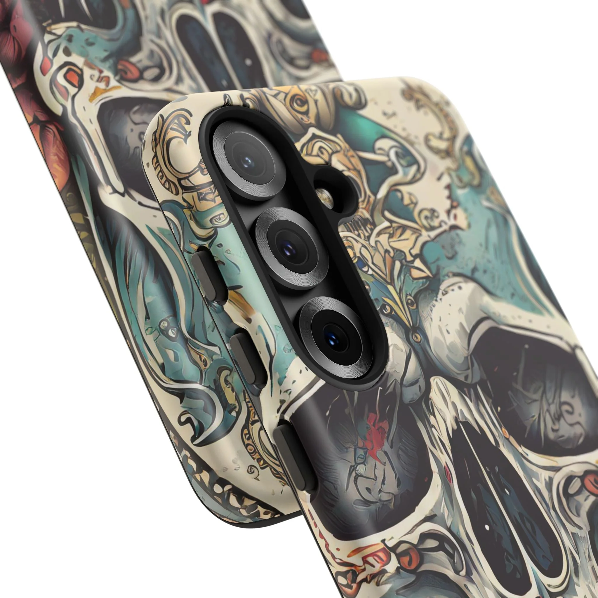 Abstract Skull Tough Phone Case - Image 154