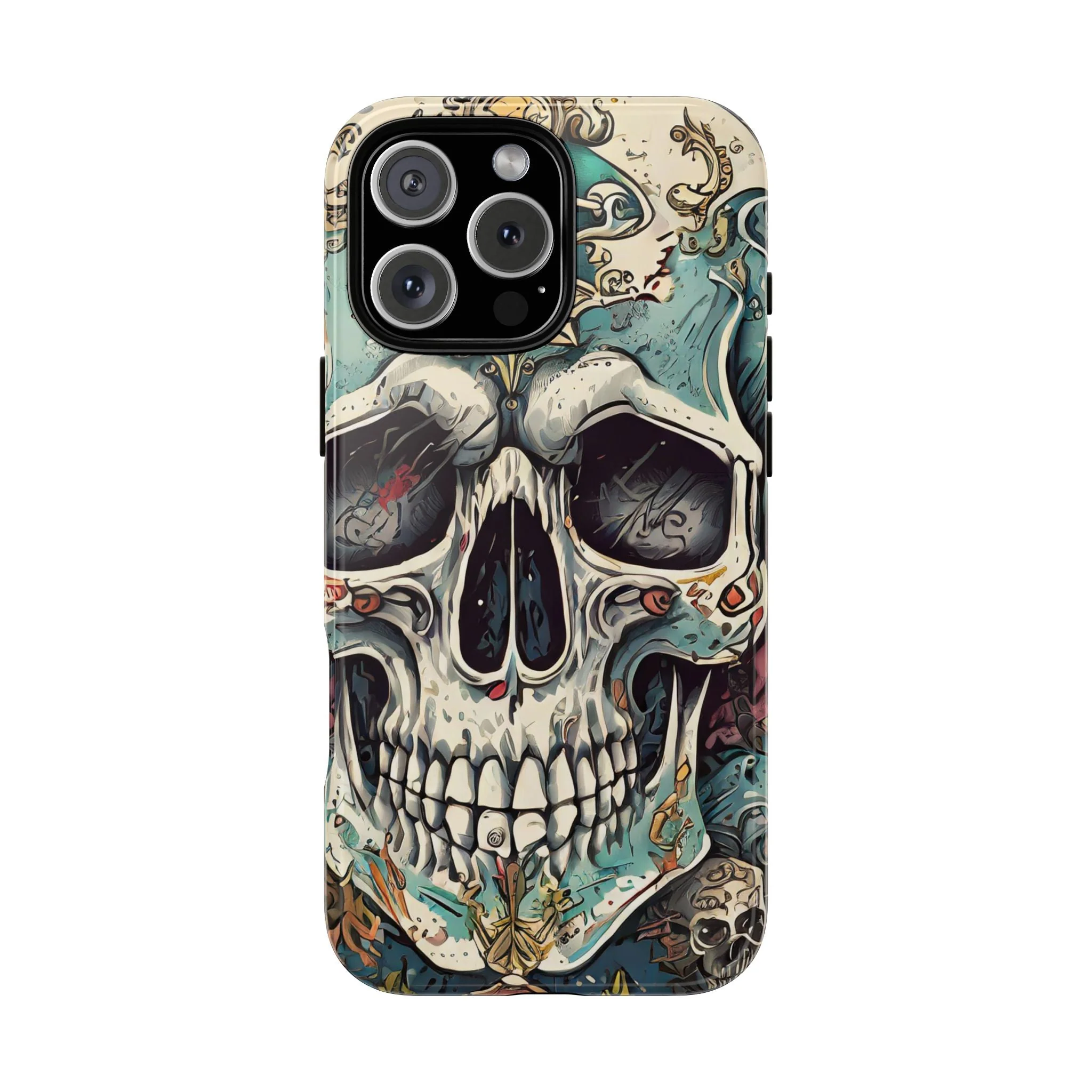 Abstract Skull Tough Phone Case - Image 45