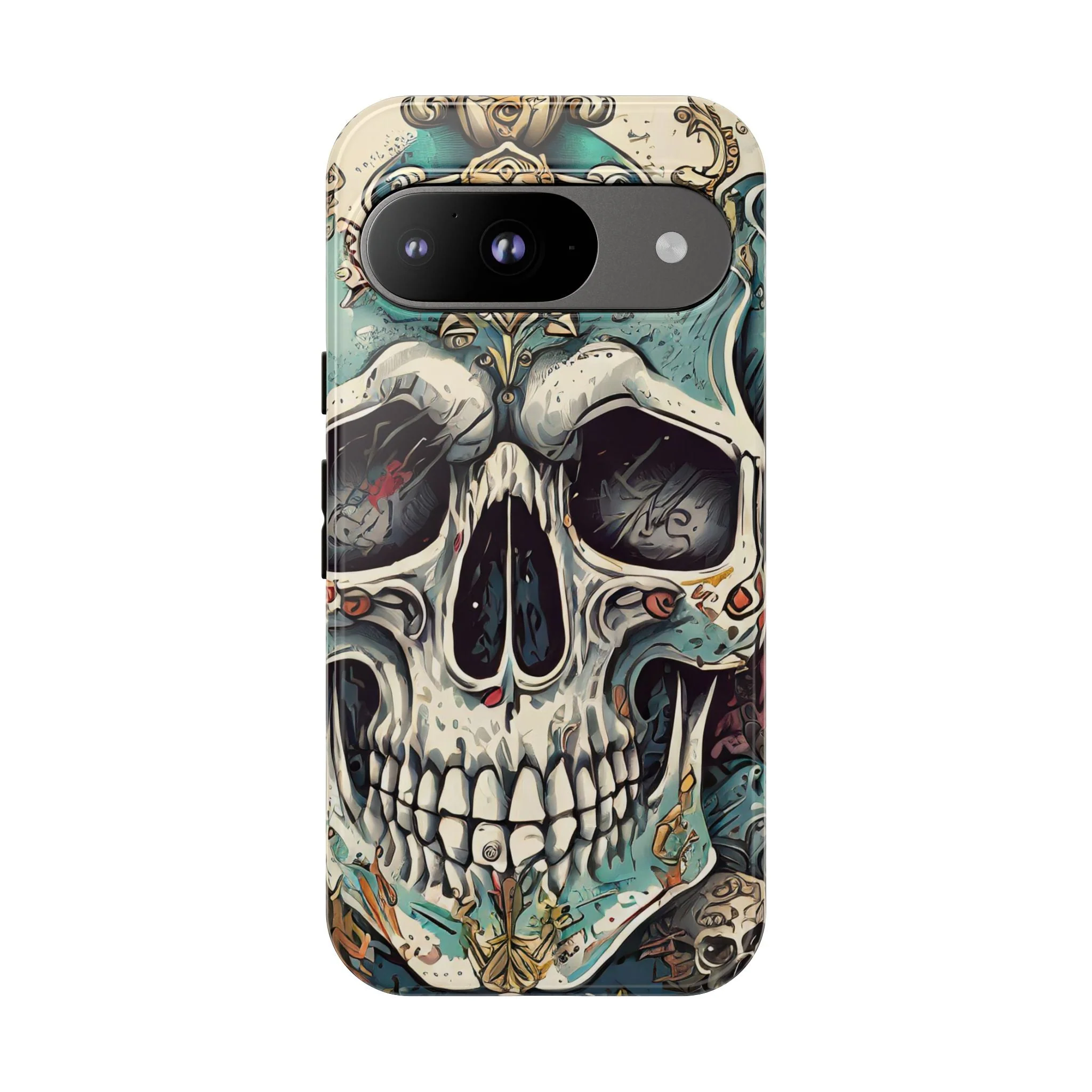 Abstract Skull Tough Phone Case - Image 47