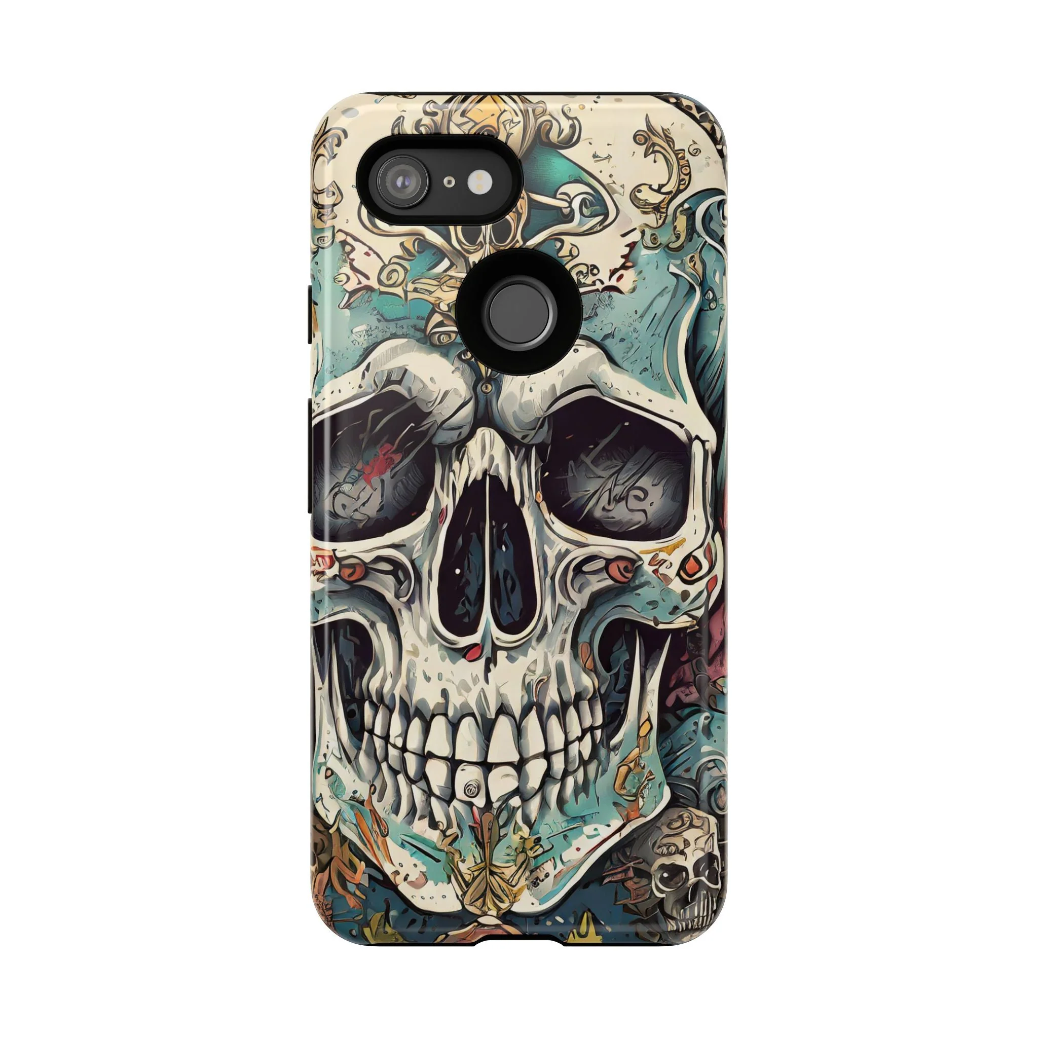 Abstract Skull Tough Phone Case - Image 51