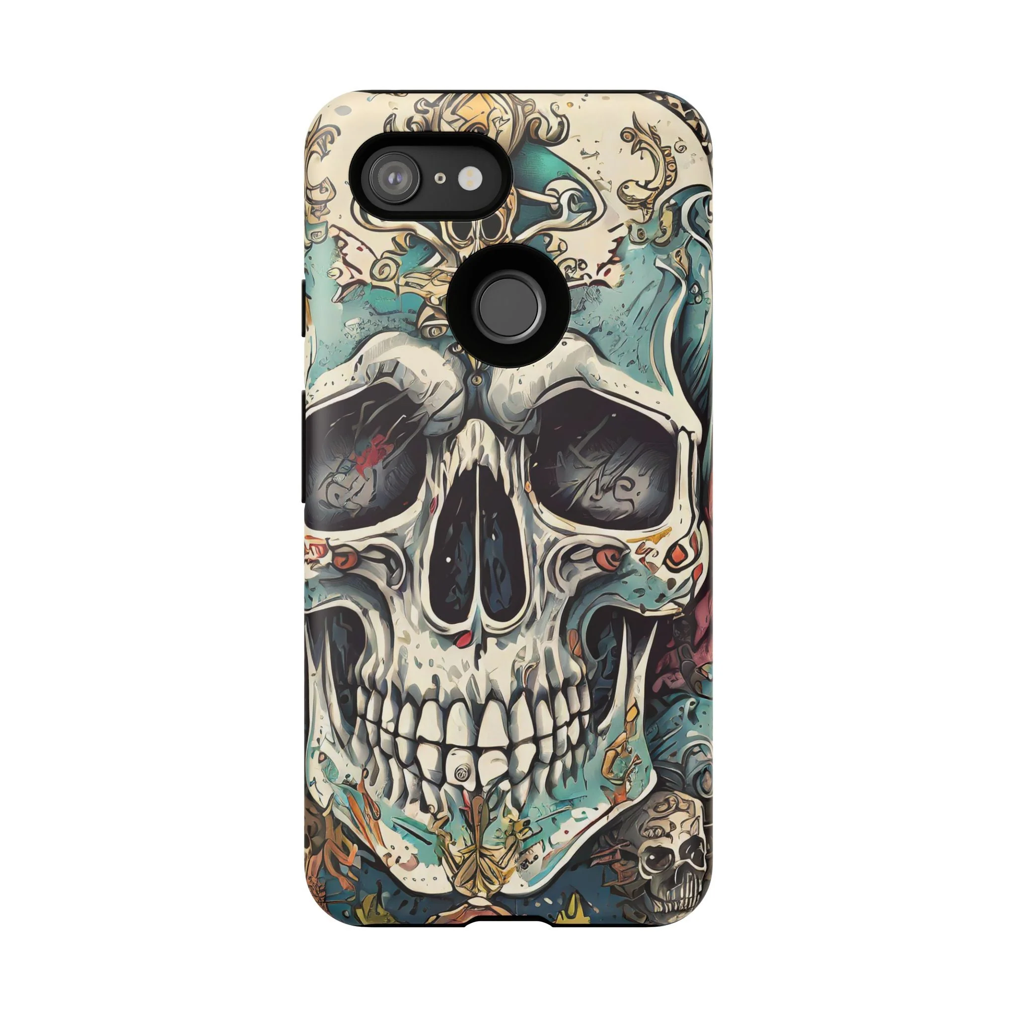 Abstract Skull Tough Phone Case - Image 52