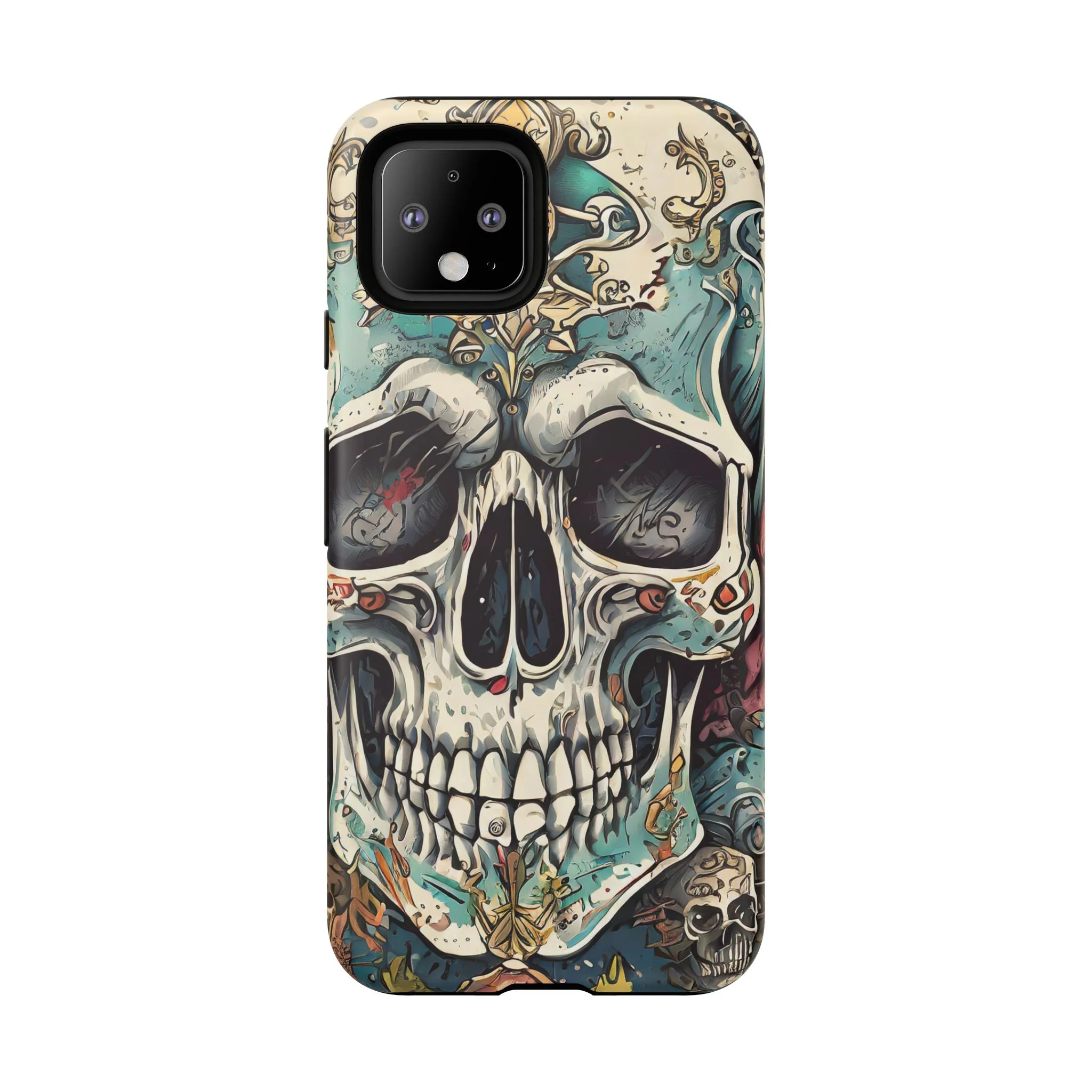 Abstract Skull Tough Phone Case - Image 54