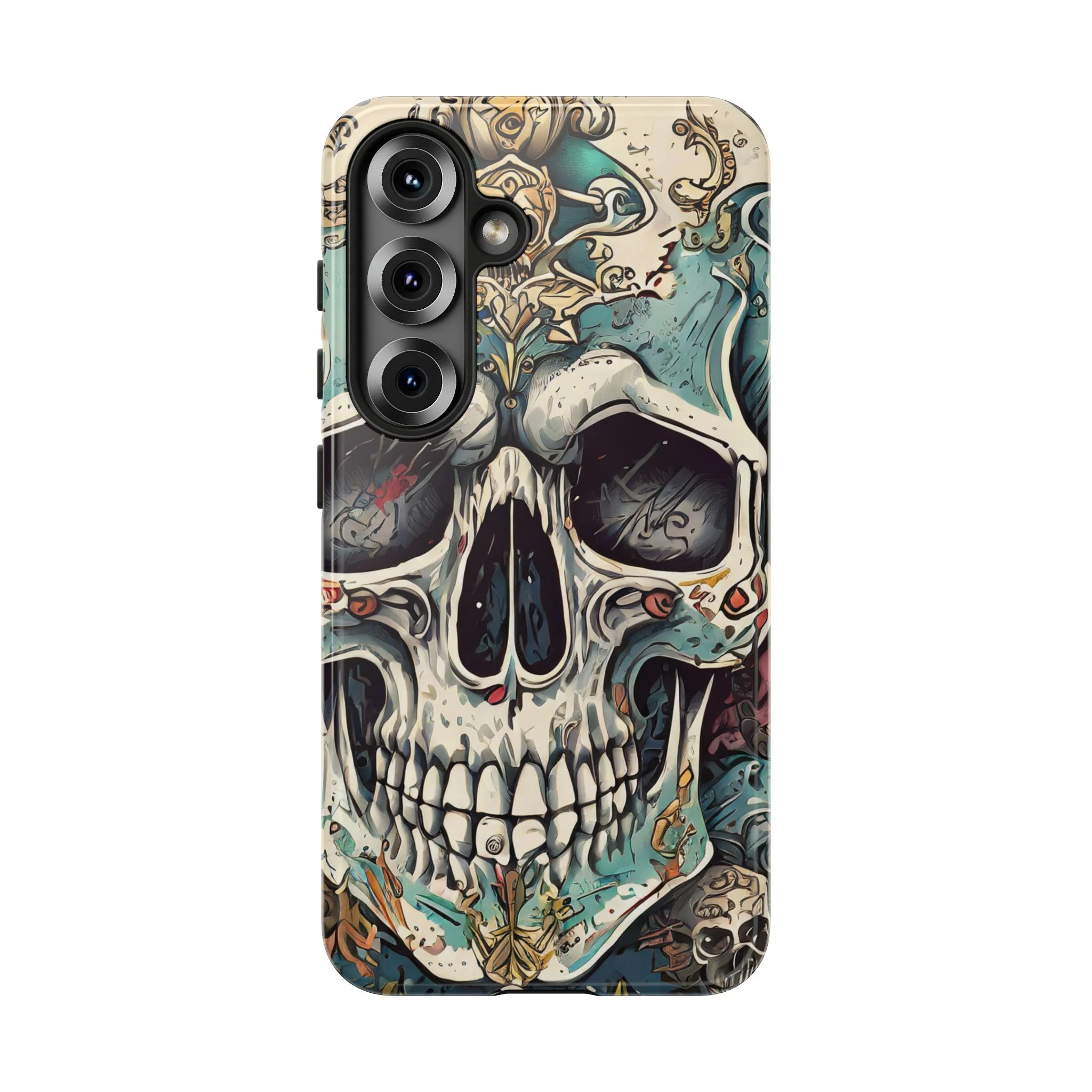 Abstract Skull Tough Phone Case - Image 55