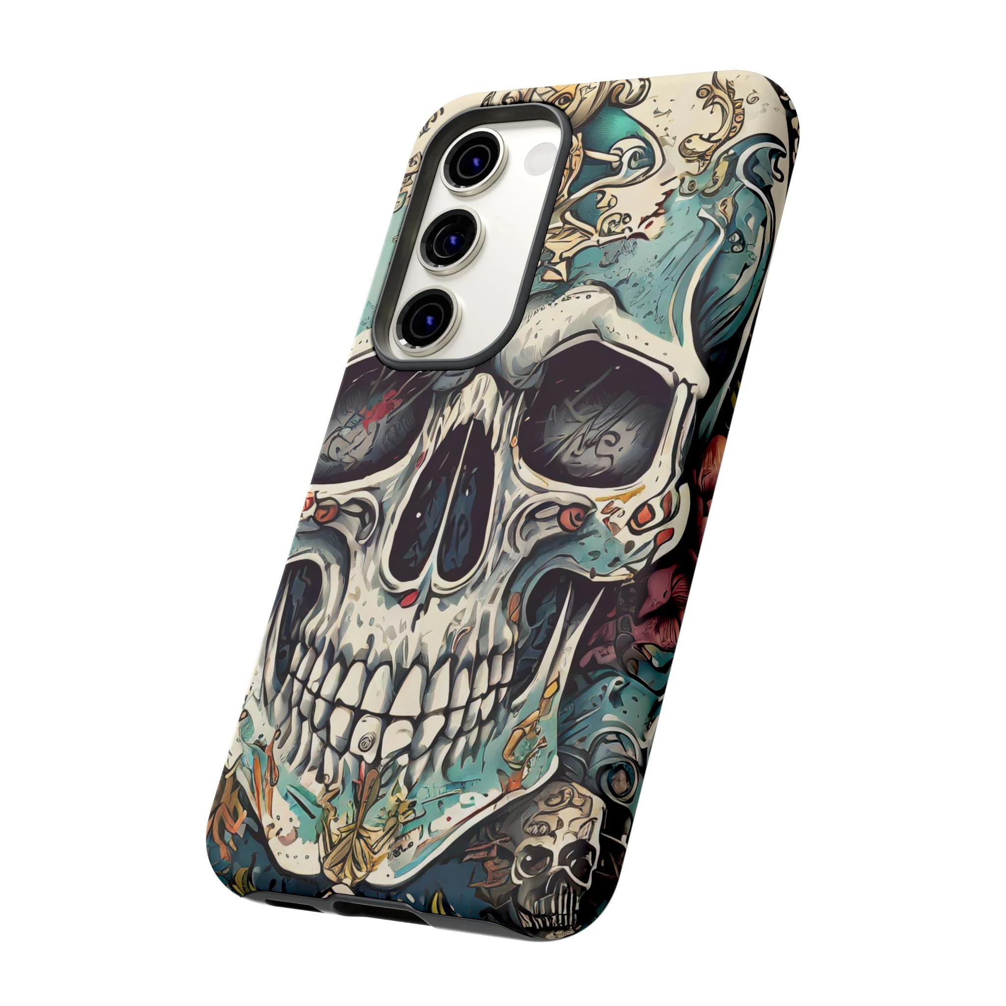 Abstract Skull Tough Phone Case - Image 88
