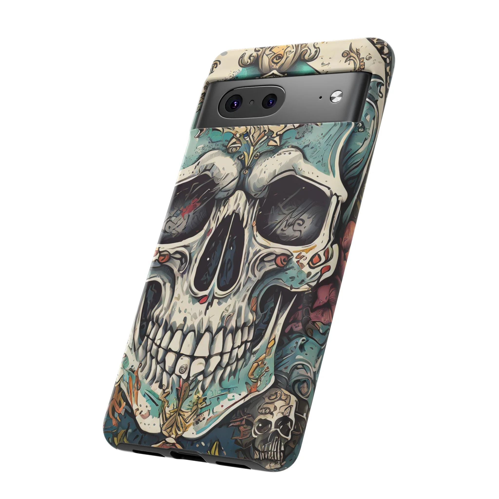 Abstract Skull Tough Phone Case - Image 94