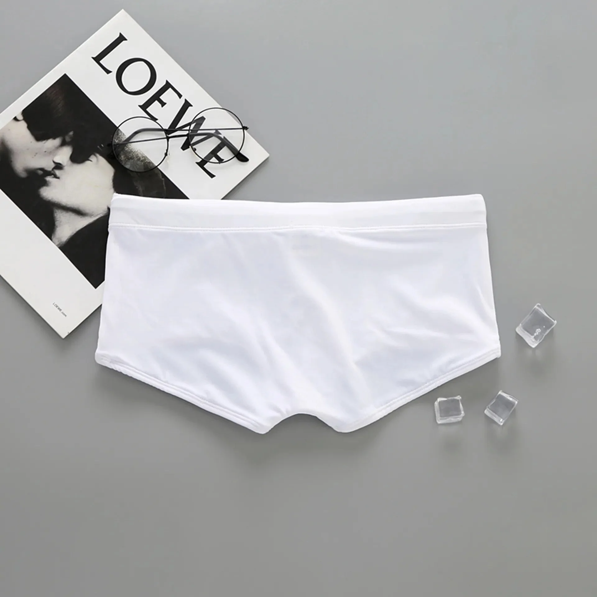 Addicted Solid Swim Trunks - Image 18