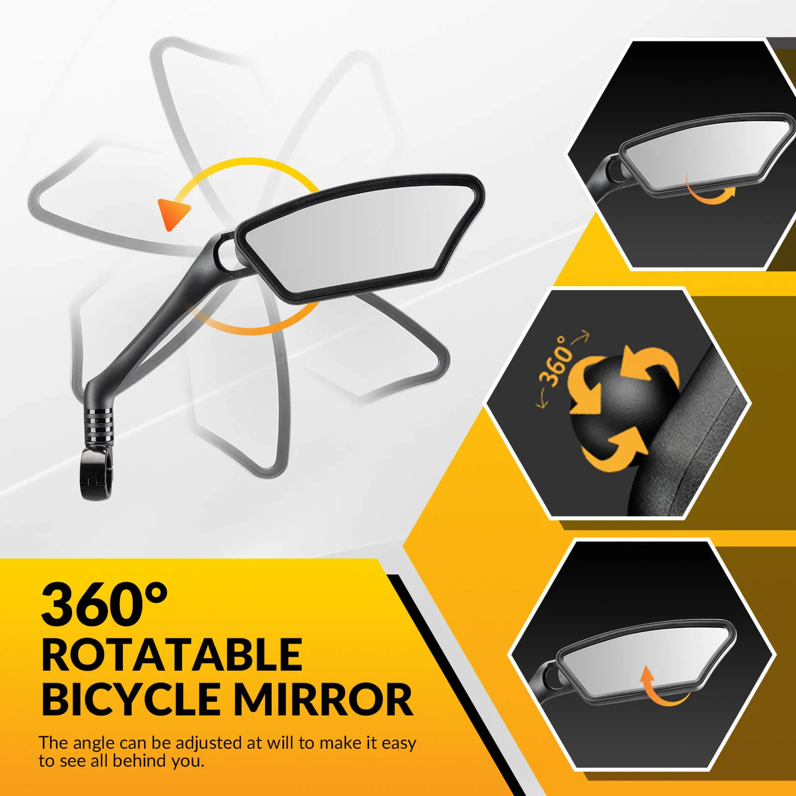 Adjustable Bike Handlebar Mirror - Image 7