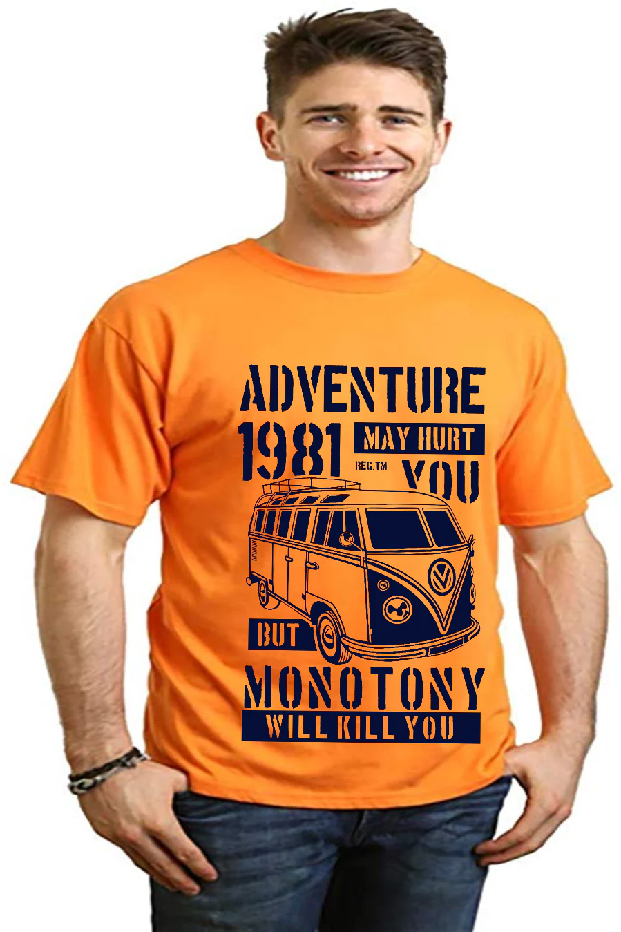 Adventure 1981 Men's Bamboo Viscose/Organic Cotton Short Sleeve Graphic T-Shirt - Image 7