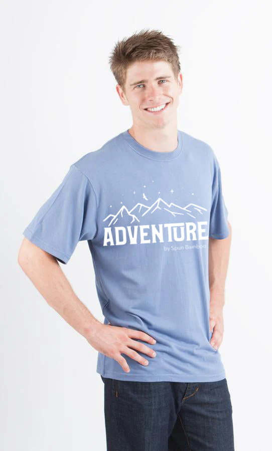 Adventure Printed Men's Bamboo Viscose/Organic Cotton Short Sleeve T-Shirt - Image 14