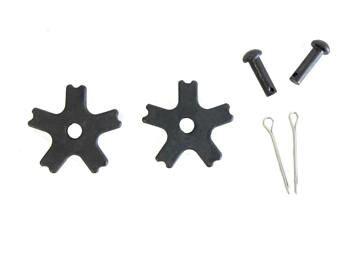 AJ Tack 1 1/4" 5 Point Rowel Package