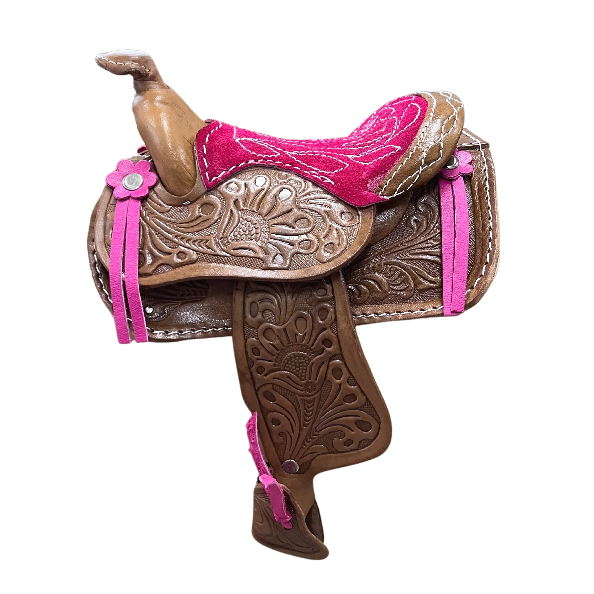 AJ Tack 5" Seat Decorative Western Saddle - Image 11