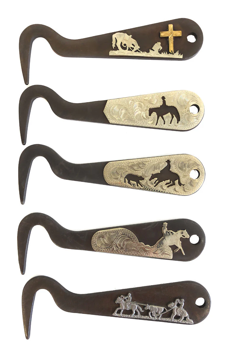 AJ Tack Antique Brown Steel Hoof Pick - Image 14