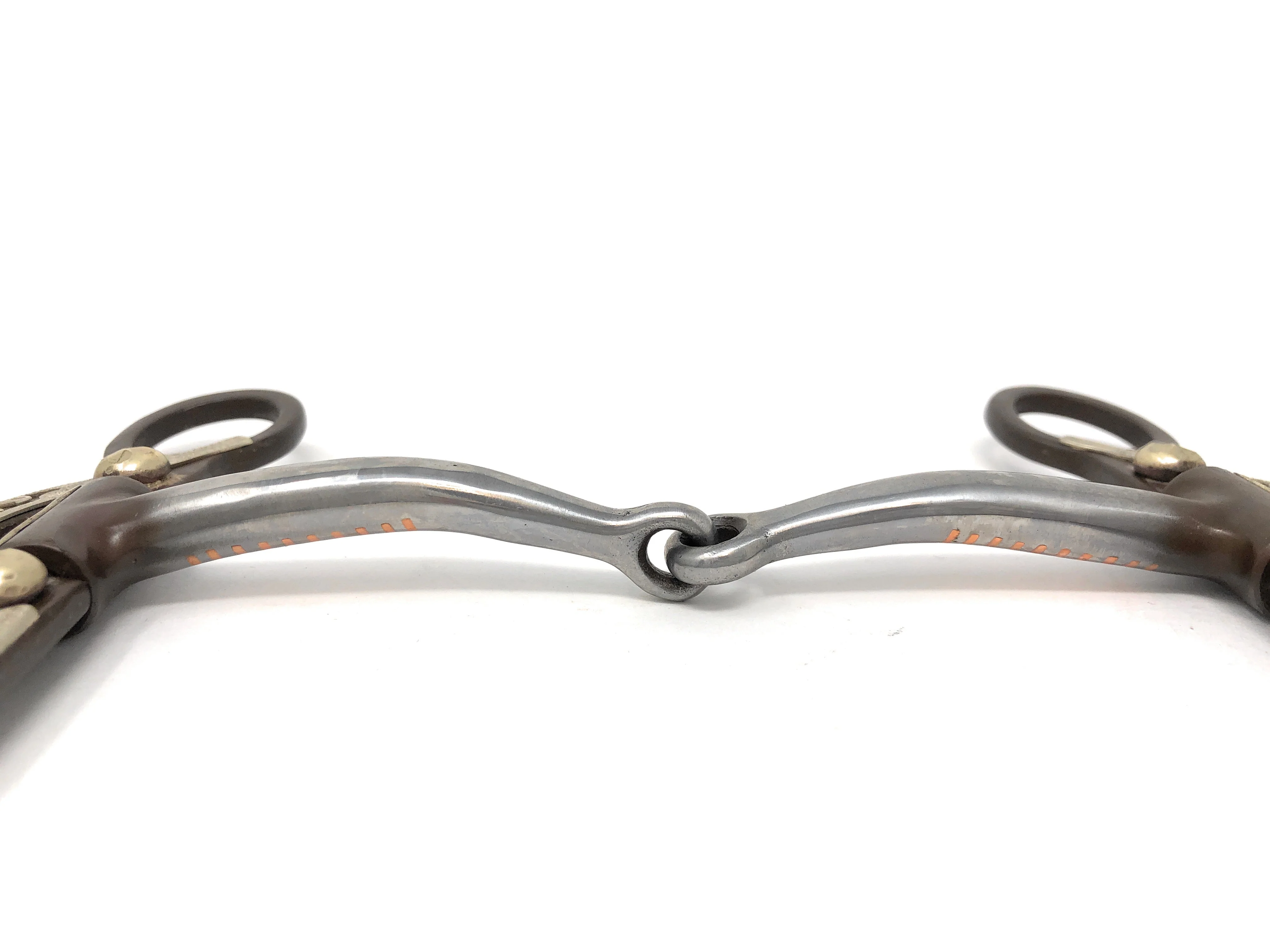 AJ Tack Argentine Engraved Smooth Snaffle Bit - Image 5