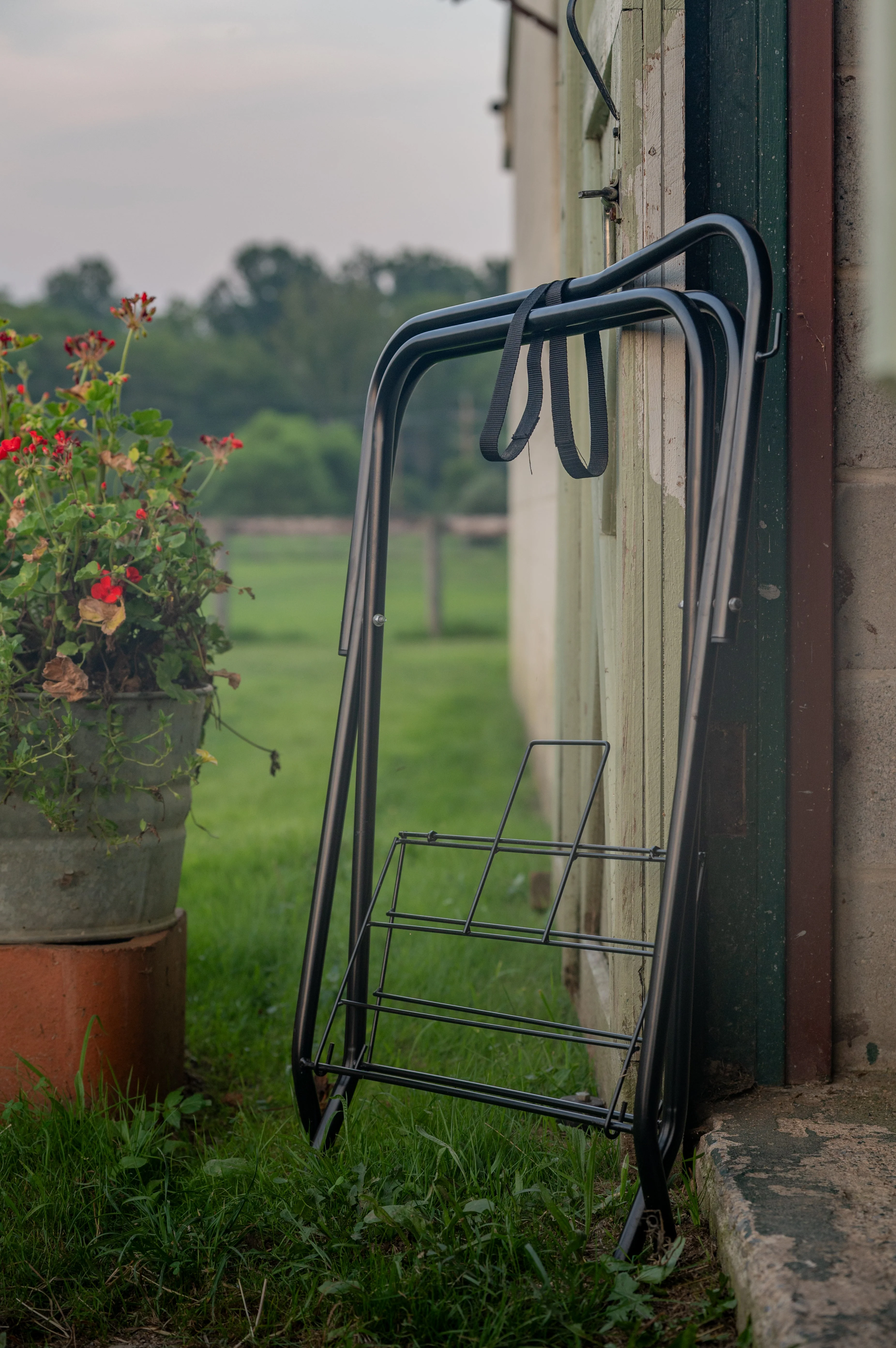 AJ Tack Freestanding Full Size Portable Horse Saddle Rack - Image 7